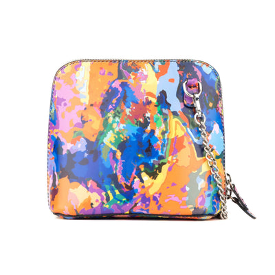 Macaw - Summer Colours - Women's zip-up crossbody leather handbag