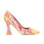 Emily Hollywood - Flamingo - Women's pointed 4 inch pump in bright colours leather