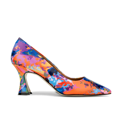 Sophia - Summer Colours - Women’s Leather Point-Toe Pump with 3-Inch Heel