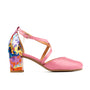 Dannii - Summer Colours - Women's pink leather closed toe comfortable 2.4 inch heel