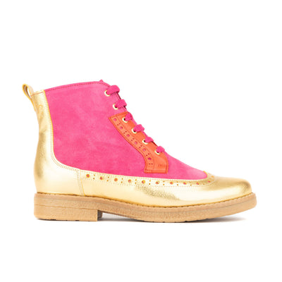 Hatter - Ultra Glam - Women's Leather Ankle Lace-up Boot