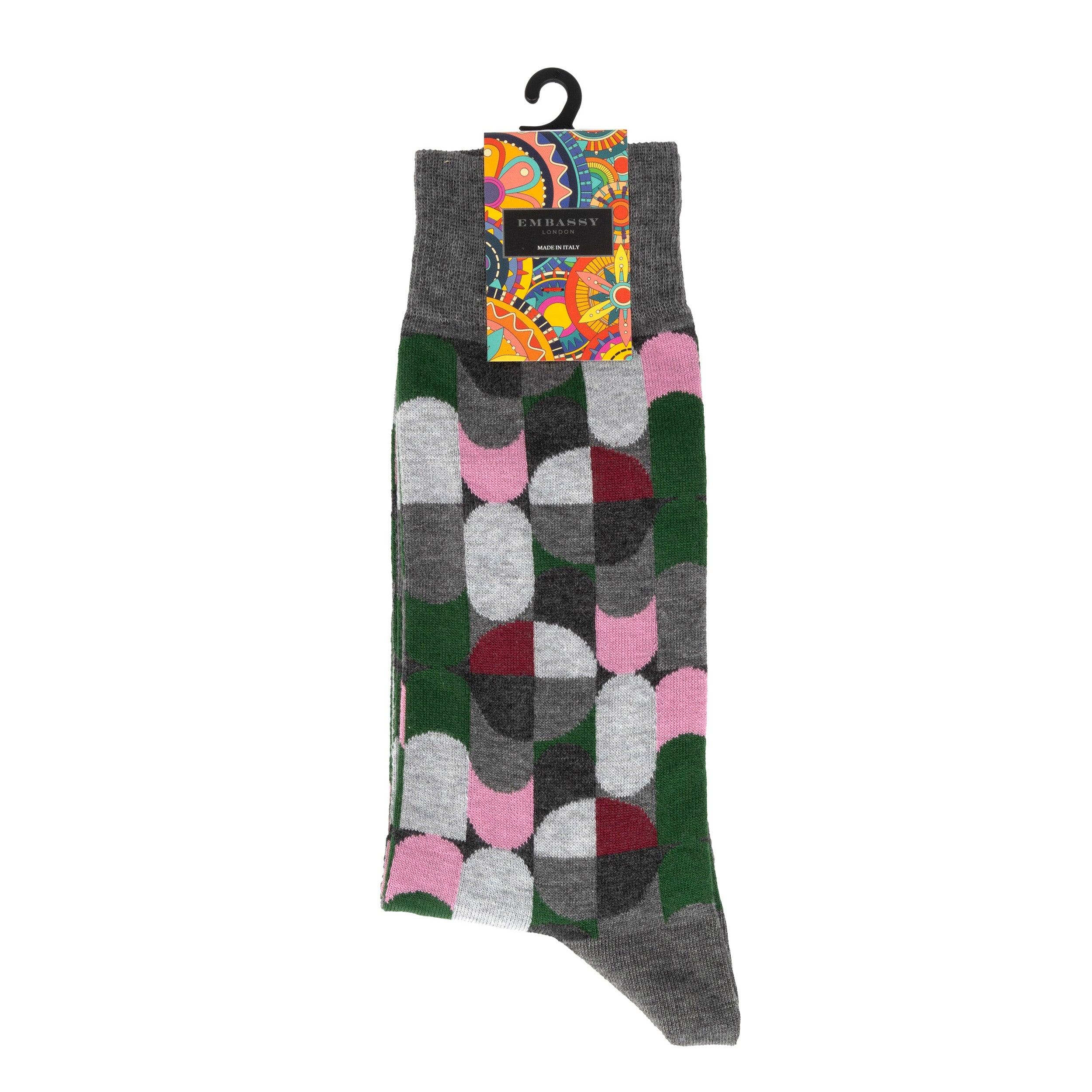 Wiggle - Grey & Pink Signature - Men's