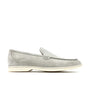 Cruise - Grey - Men's almond toe leather slip on in grey suede