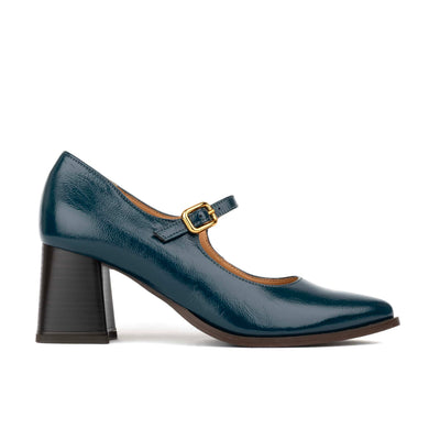 Hyde - Dark Teal - Women's Leather Mary Jane Pump
