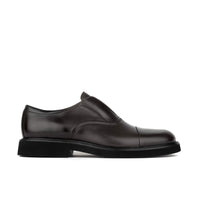 Dunlee - Grey - Men's leather slip-on loafer