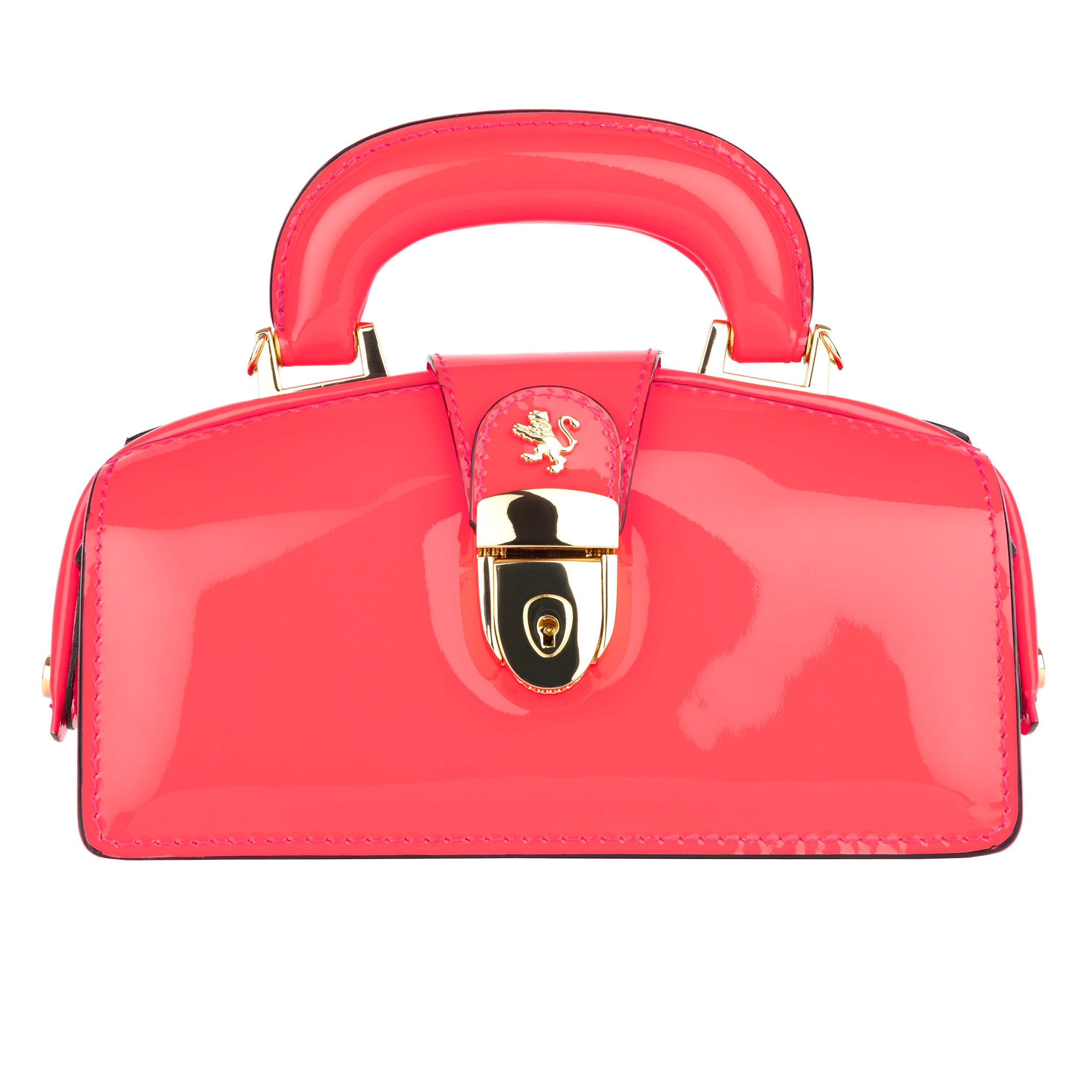 Gazelle Mini - Hot Pink - Women’s mini leather top handle & crossbody bag