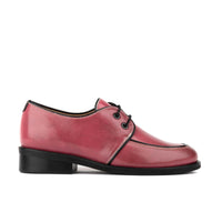 Kiss - Pink - Women's patent leather lace up shoe