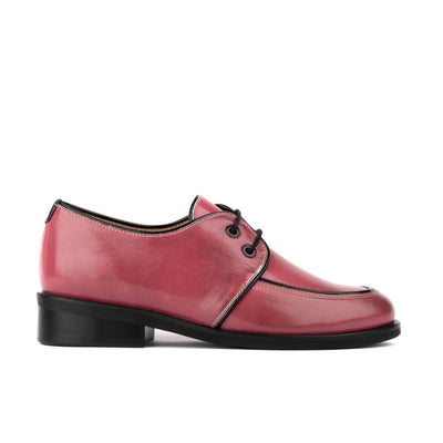 Kiss - Pink - Women's patent leather lace up shoe