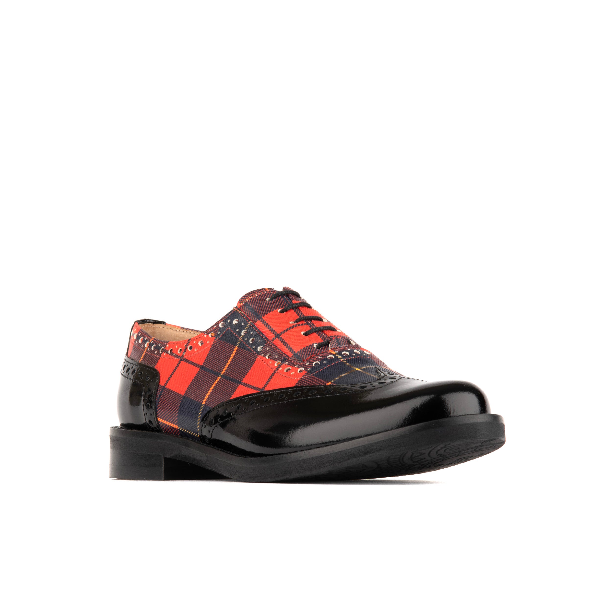 Vivienne - Black & Red Tartan