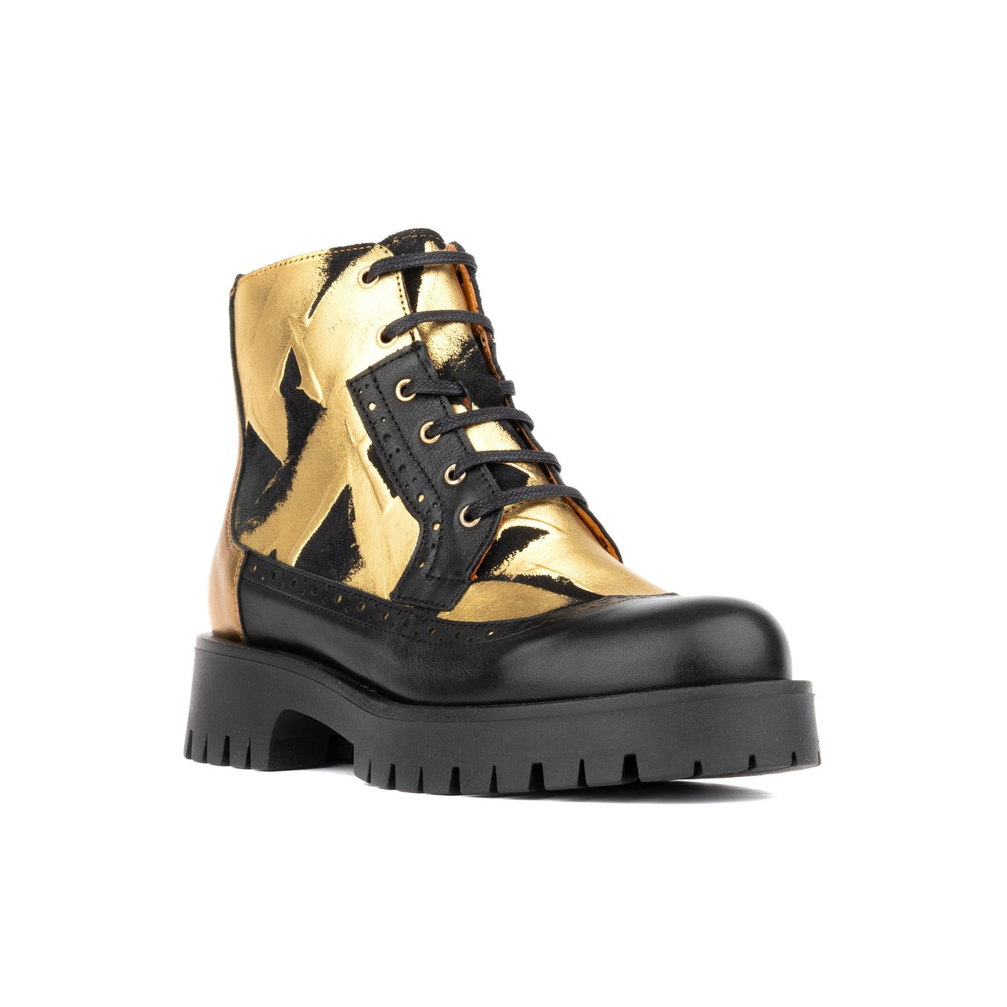 Hatter Platform - Gold & Black