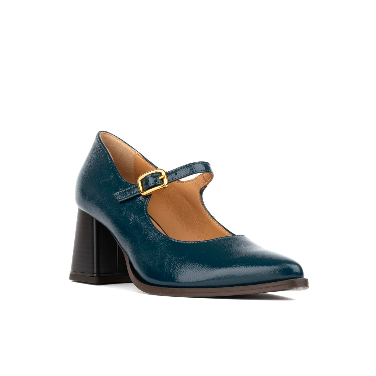 Hyde - Dark Teal - Women's Leather Mary Jane Pump