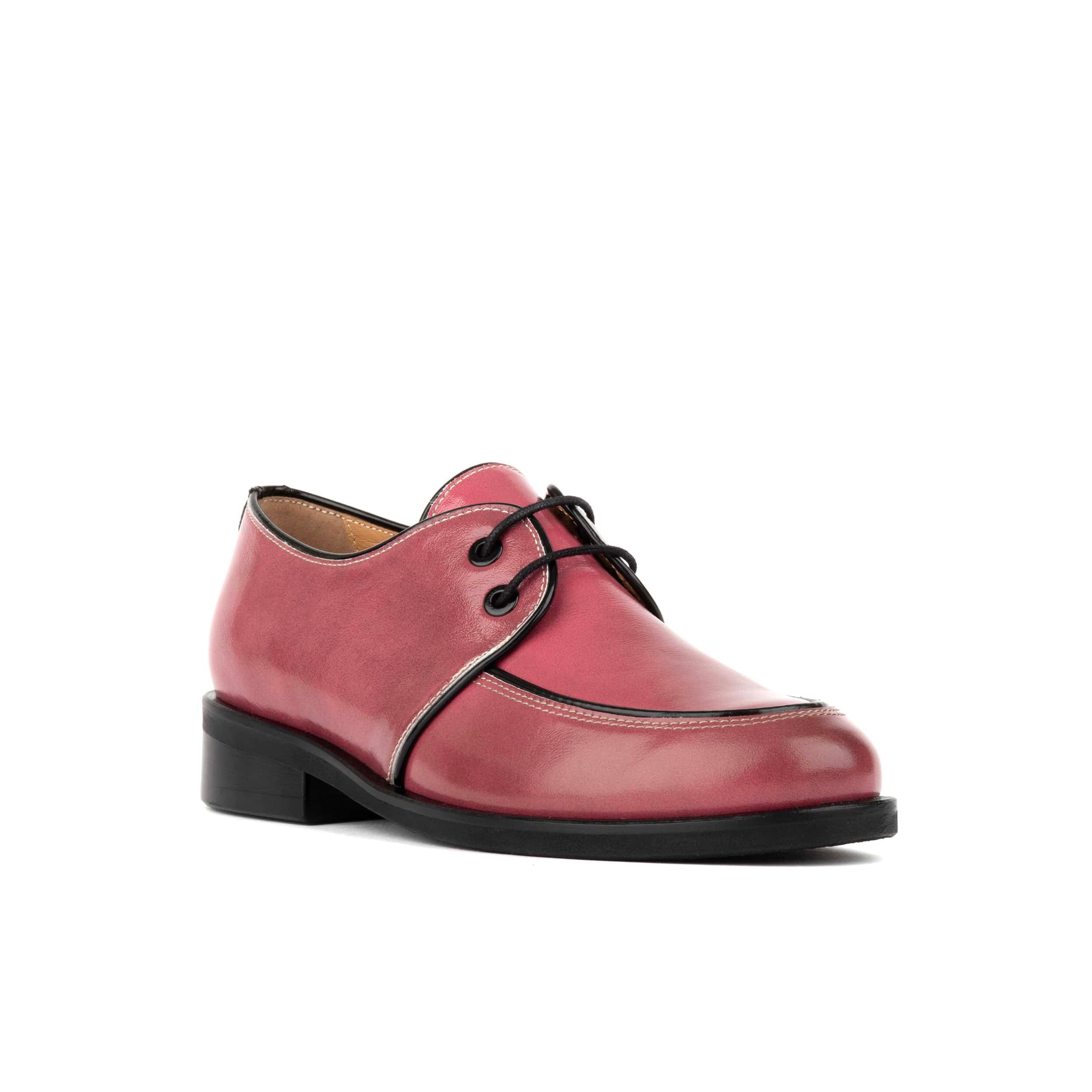 Kiss - Pink - Women's patent leather lace up shoe