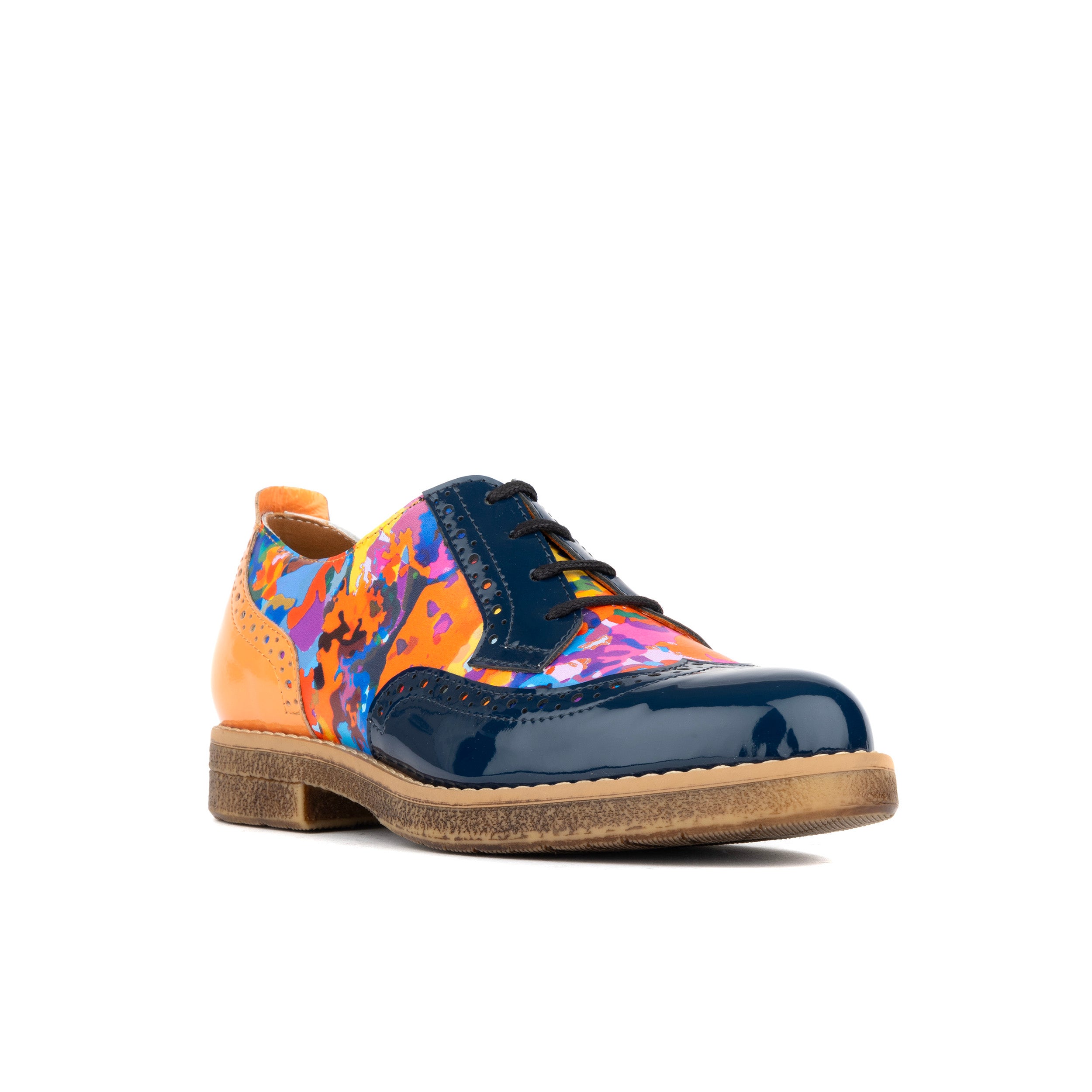 The Artist - Summer Colours - Women's derby leather shoe in vibrant colour