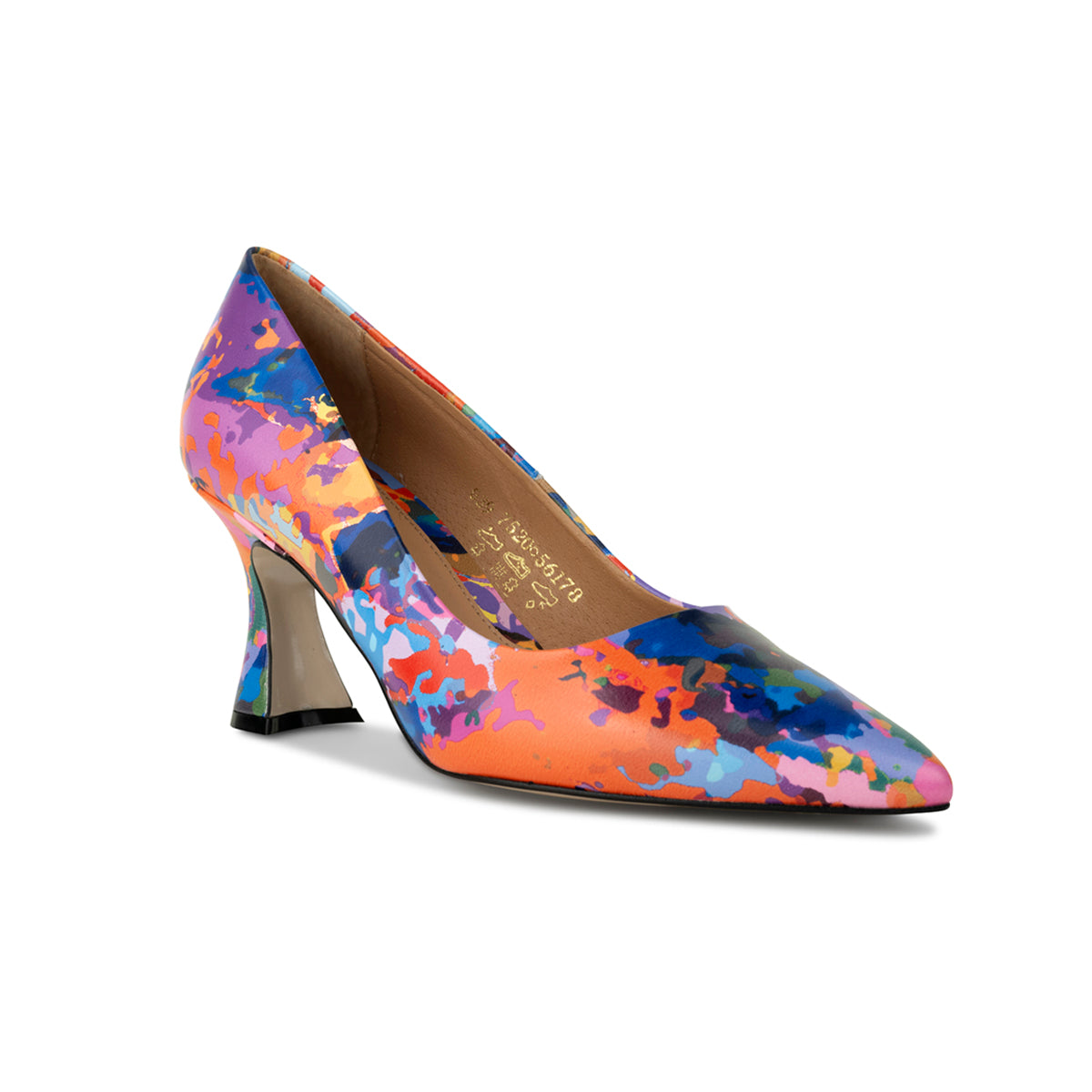 Sophia - Summer Colours - Women’s Leather Point-Toe Pump with 3-Inch Heel