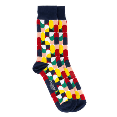 Wiggle - Blue Signature - Men's cotton crew socks size UK 6 to 12