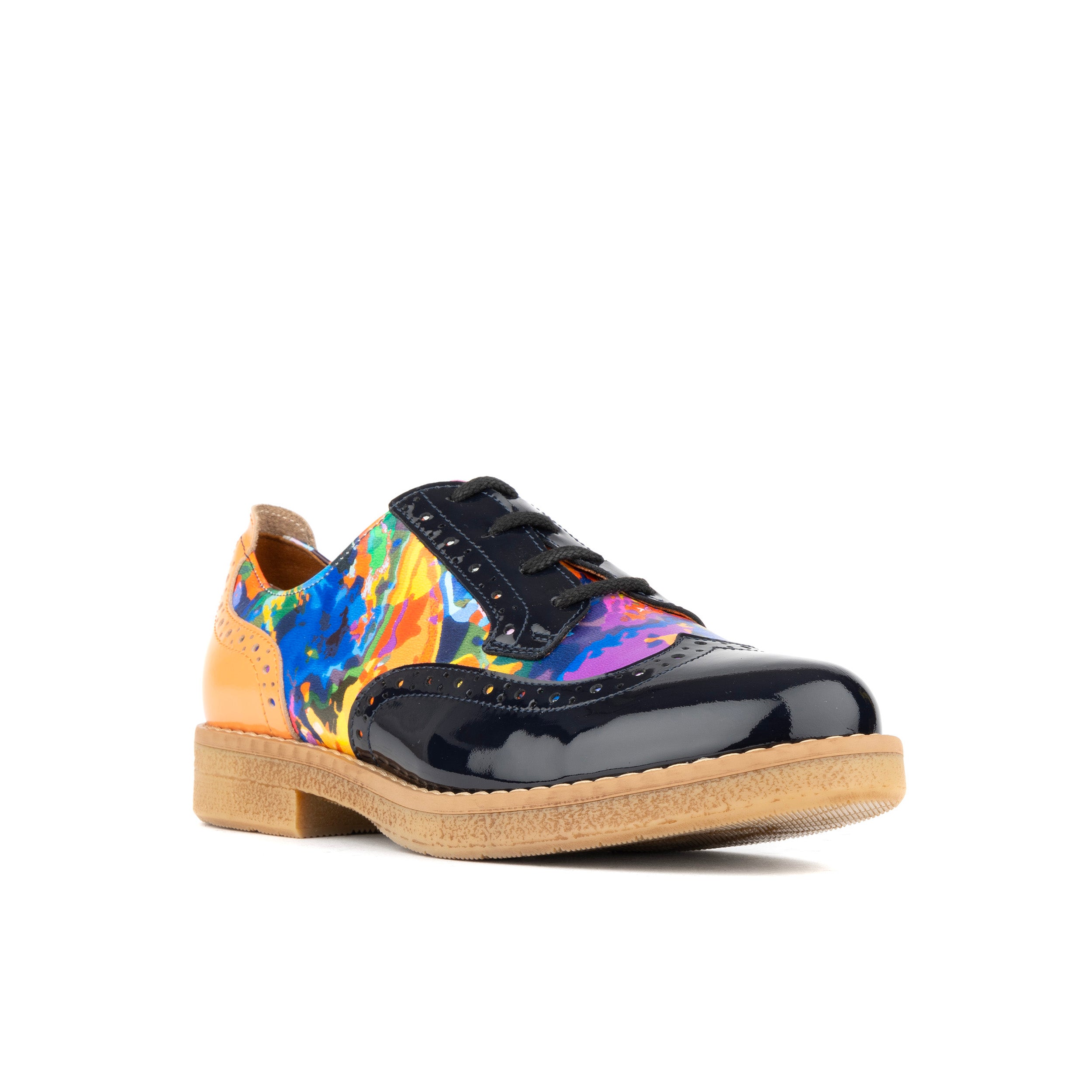 The Artist - Summer Colours - Women's derby leather shoe in vibrant colour