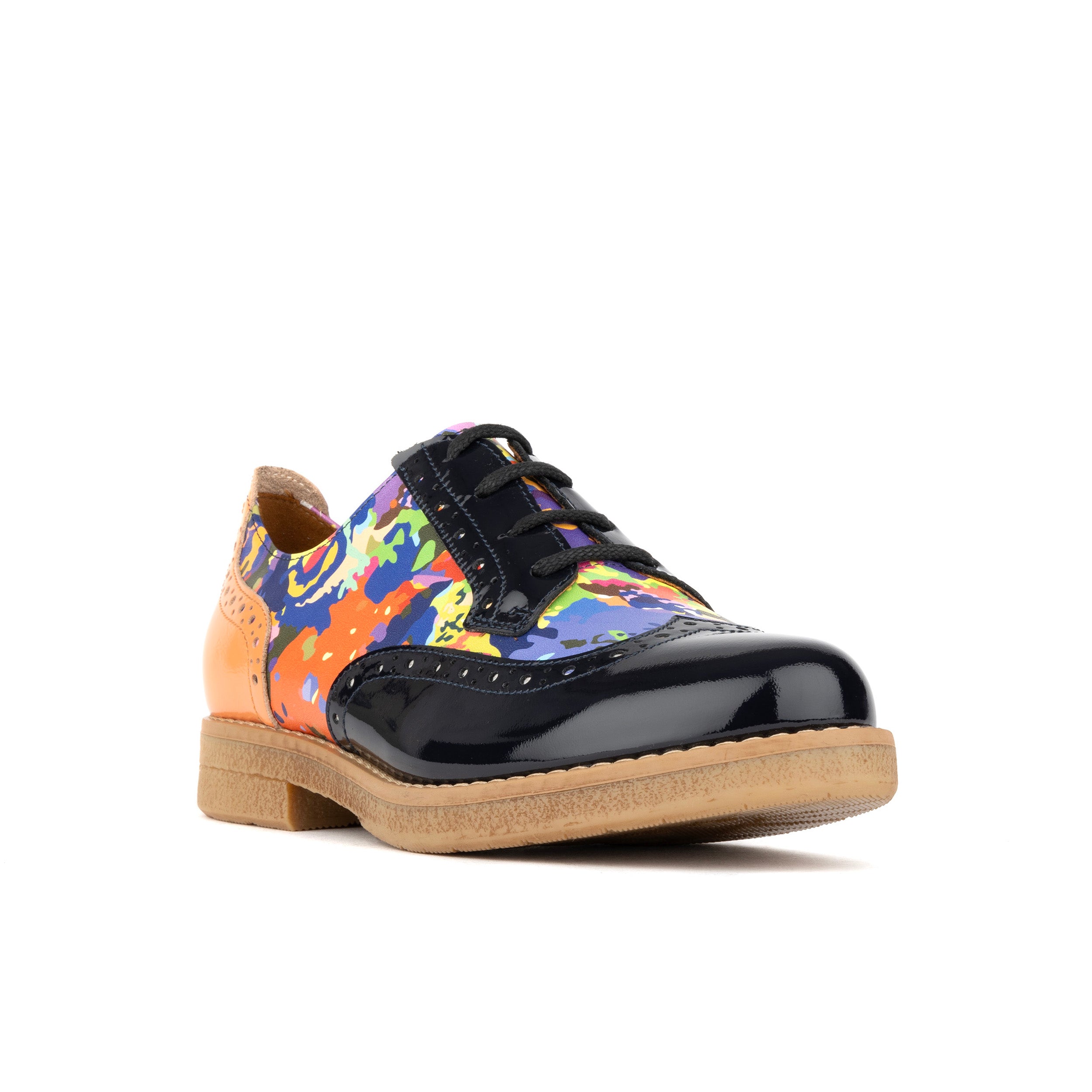 The Artist - Summer Colours - Women's derby leather shoe in vibrant colour