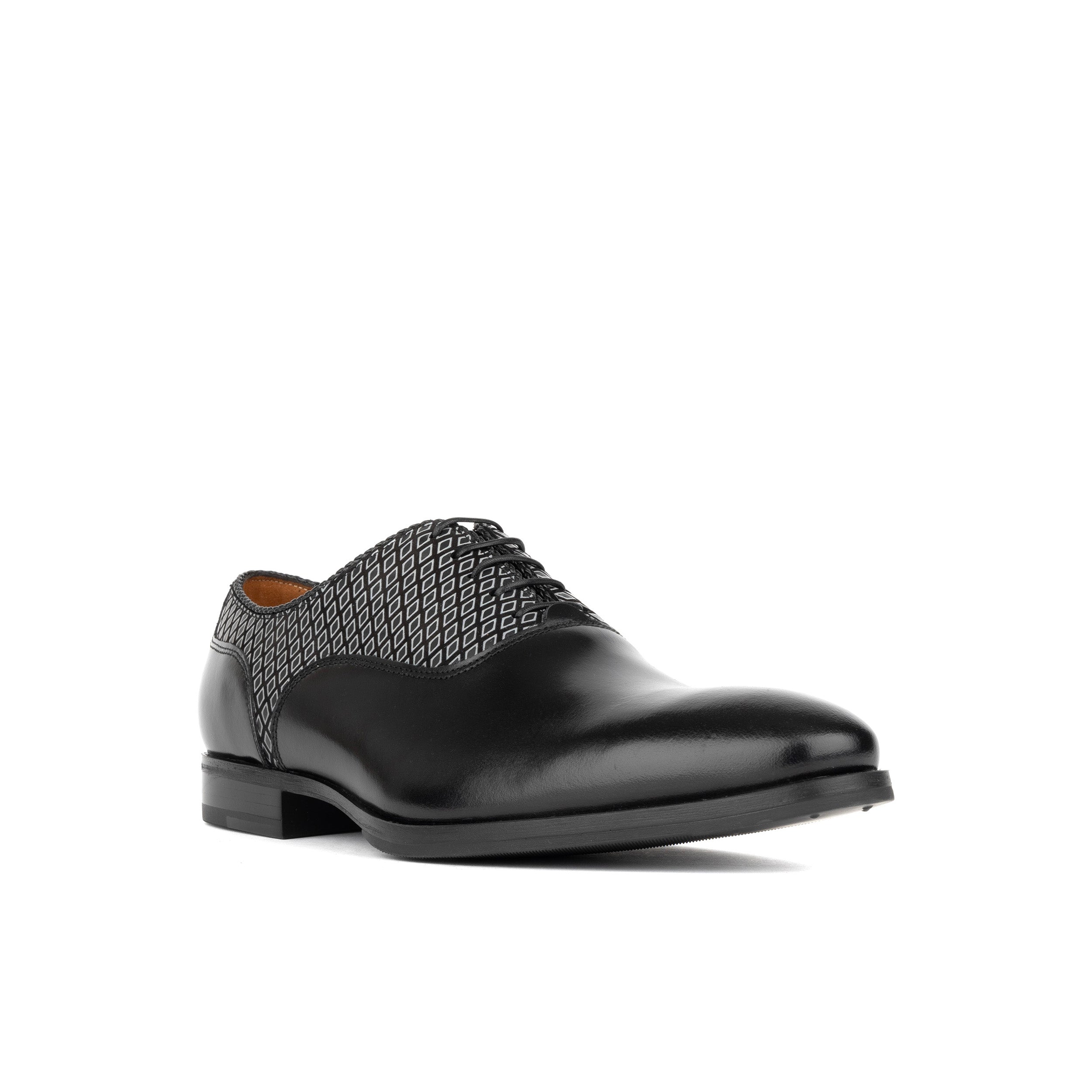 Arthur - Black & Black Diamond - Men’s Leather Dress Shoe