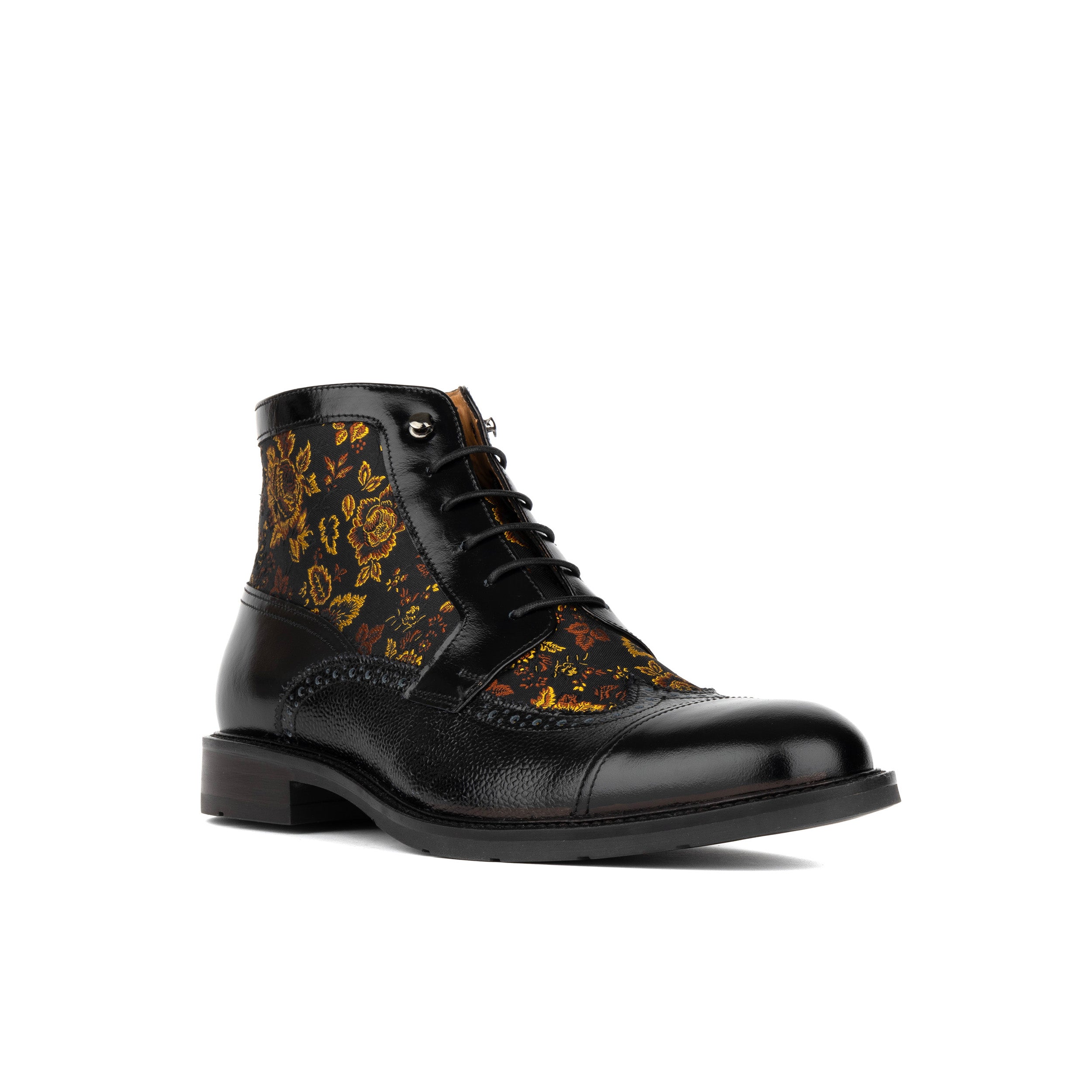 Charles - Black & Yellow Flowers
