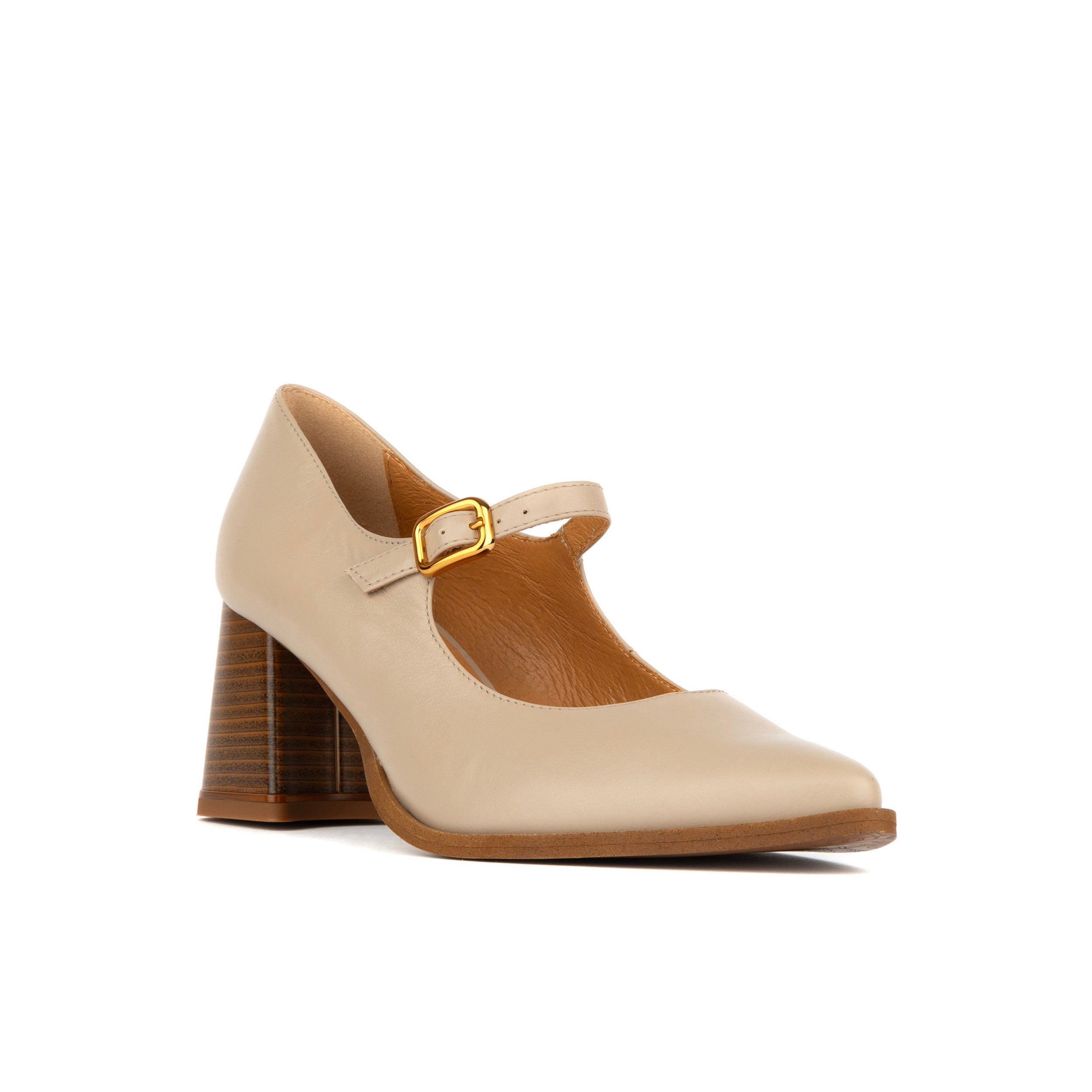 Hyde - Brown - Women's Leather Mary Jane Pump