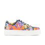 Camila - Summer Colours - Women's platform sole leather lace-up trainer