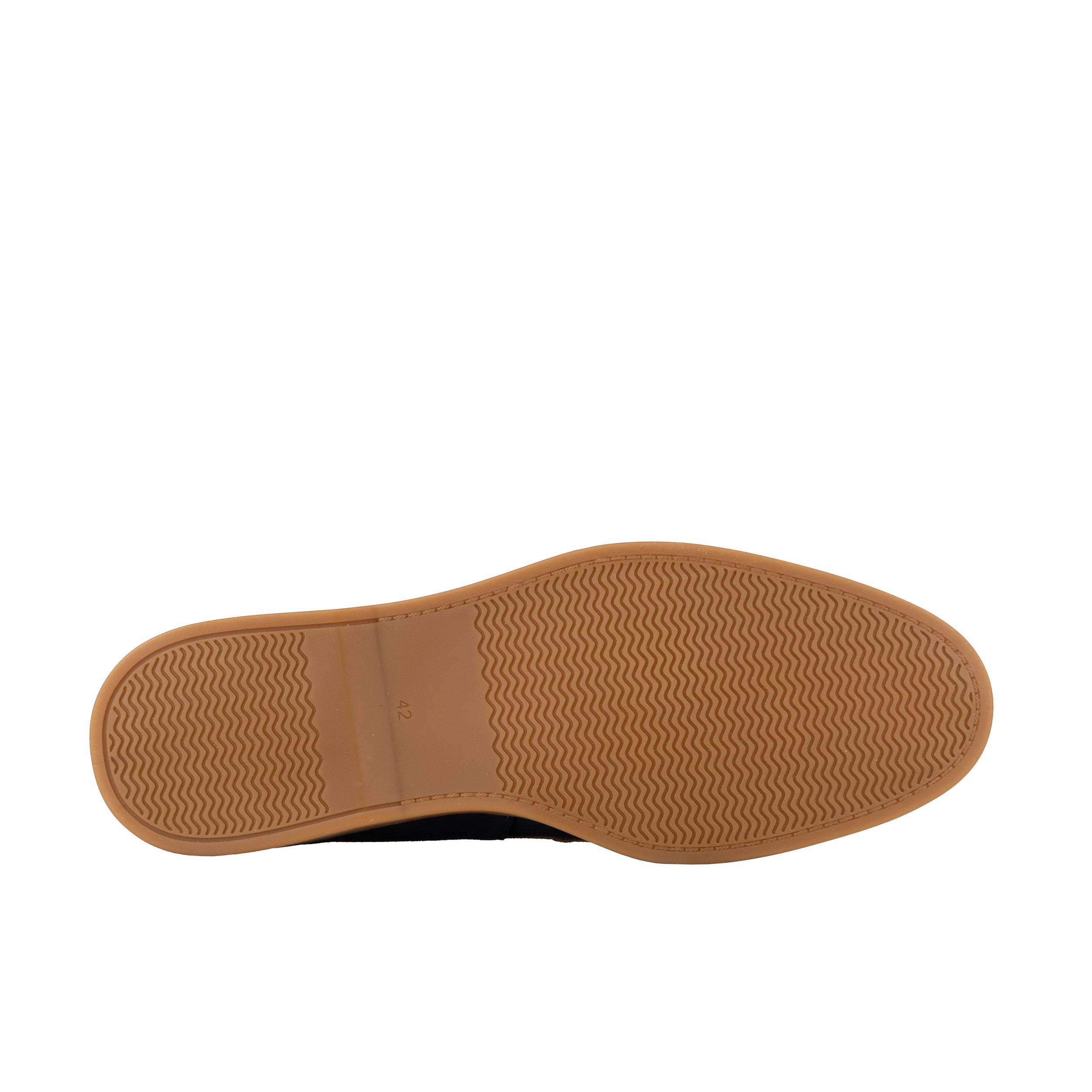Gareth - Tan & Dark Blue - Men’s Two Tone Suede Loafer