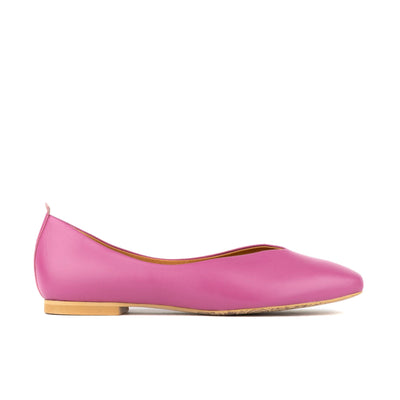 Blythe - Pink - Women's Leather Ballet Pump