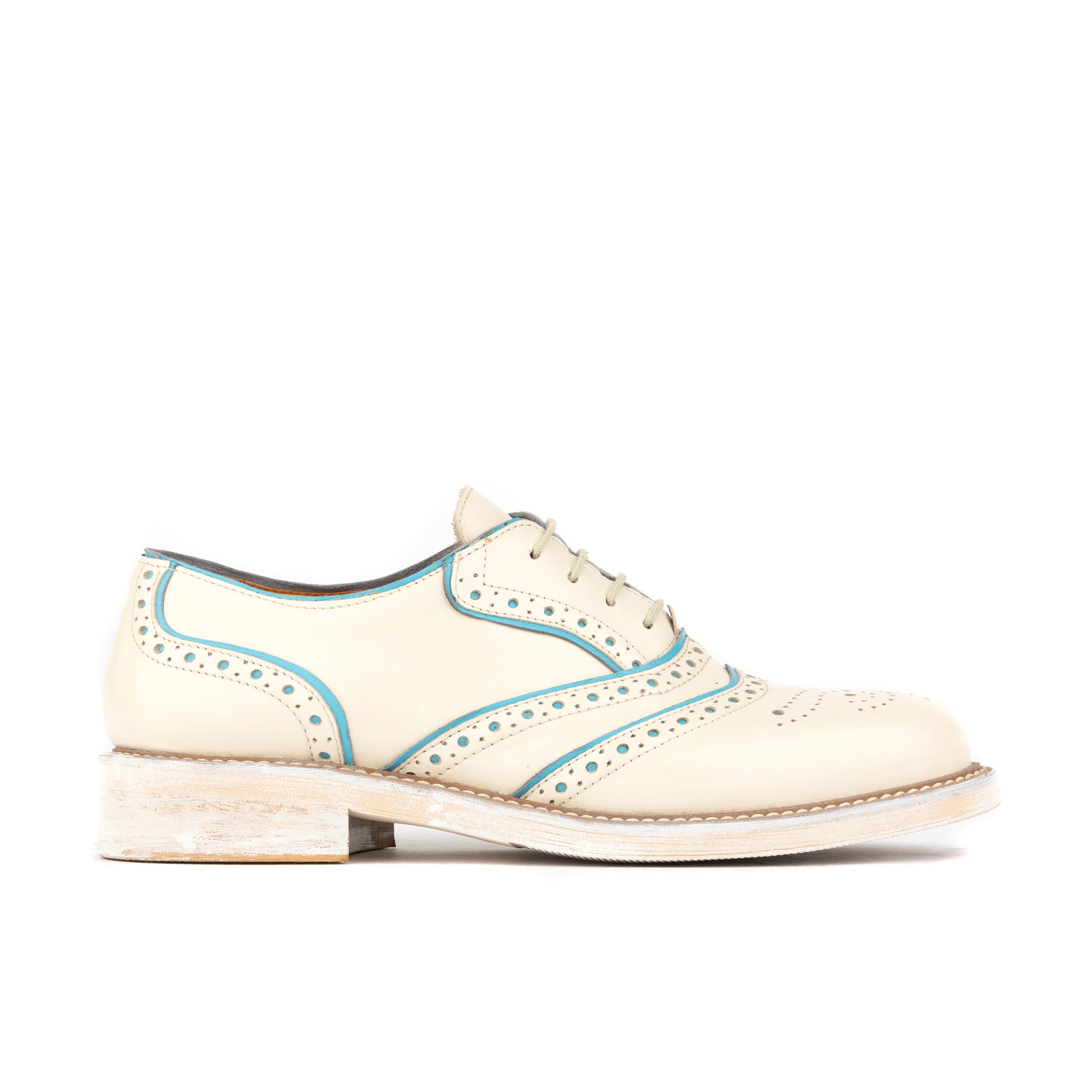 Brick Lane - White & Light Blue