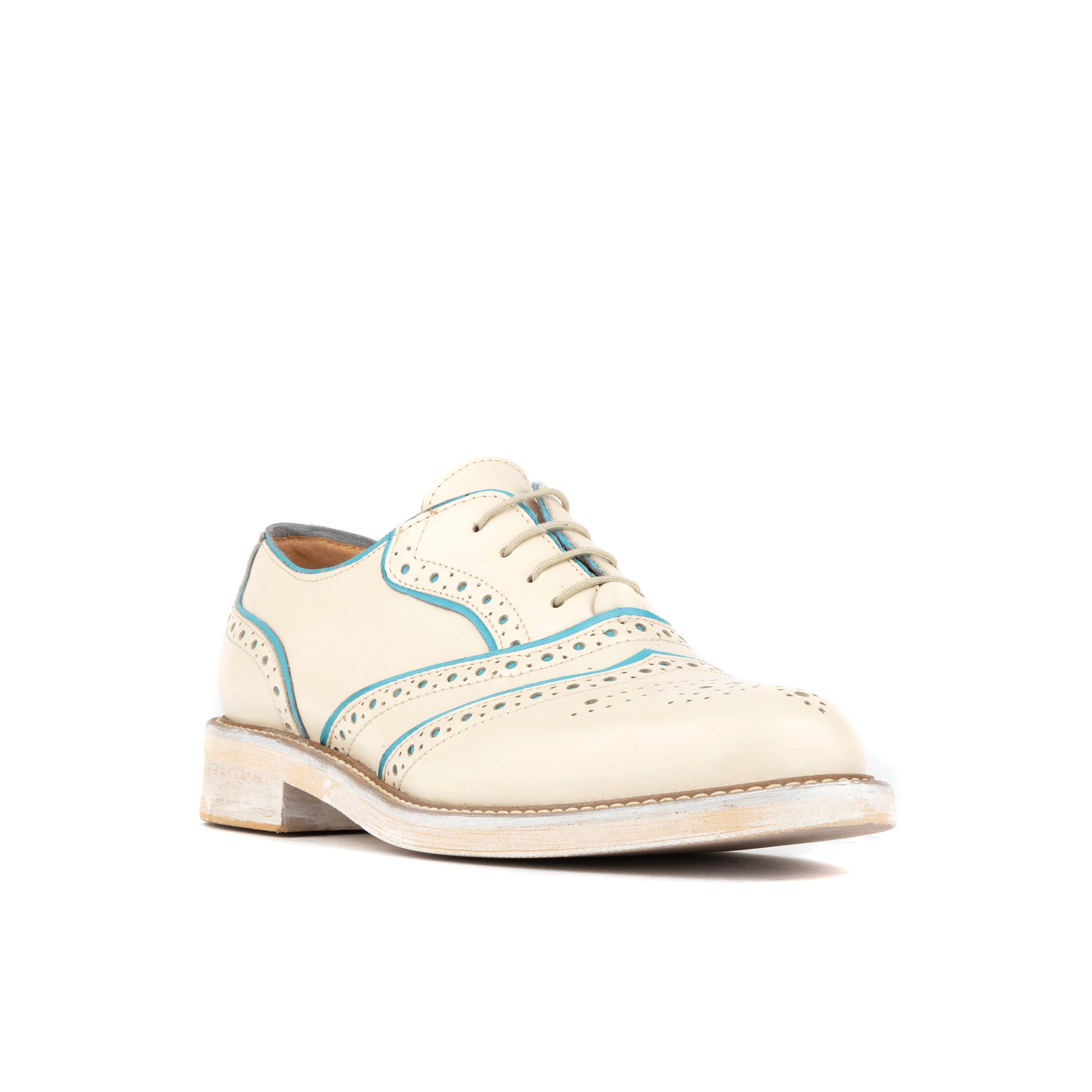 Brick Lane - White & Light Blue