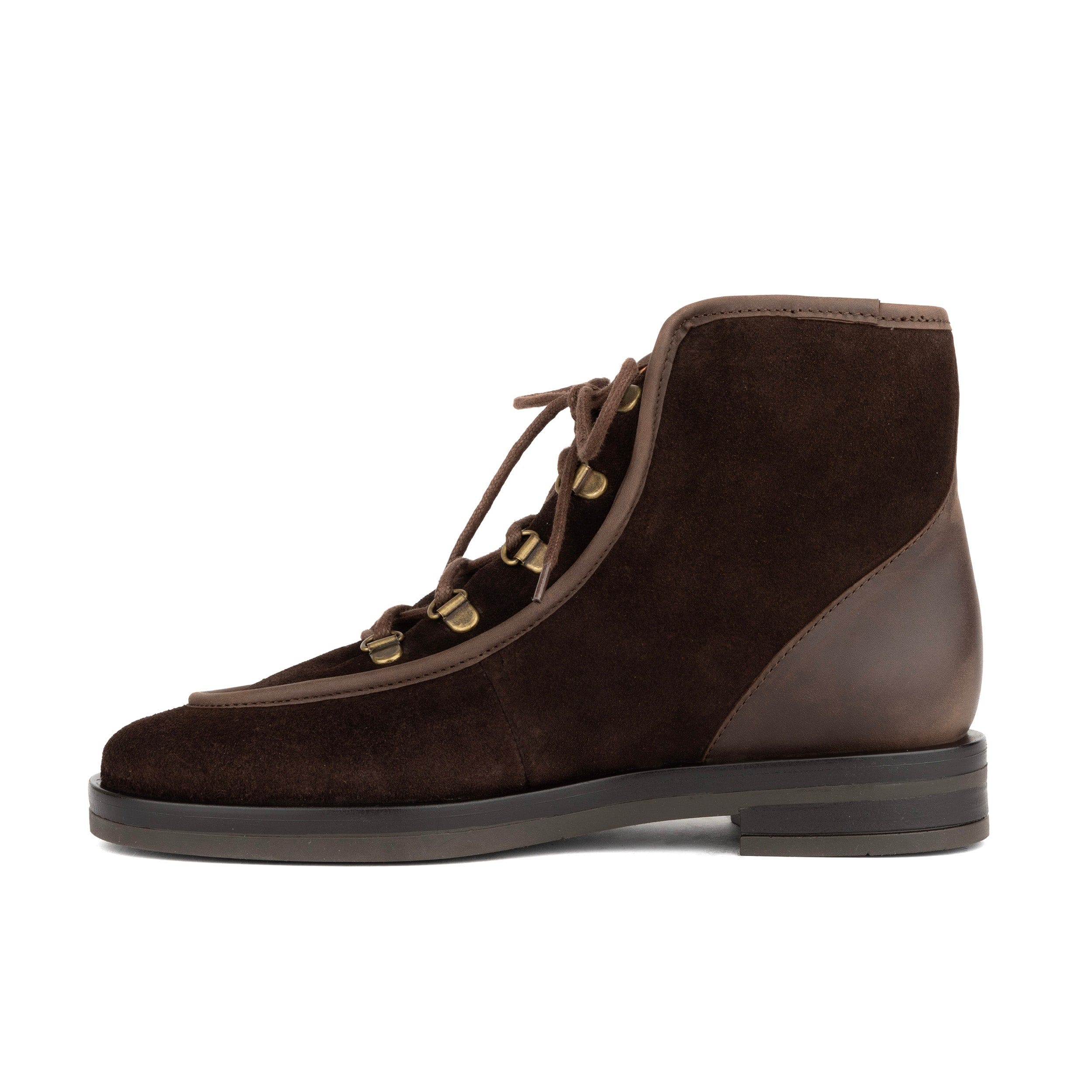 Embassy London Women's Hedera Hiking Style Alpine Boot in Dark