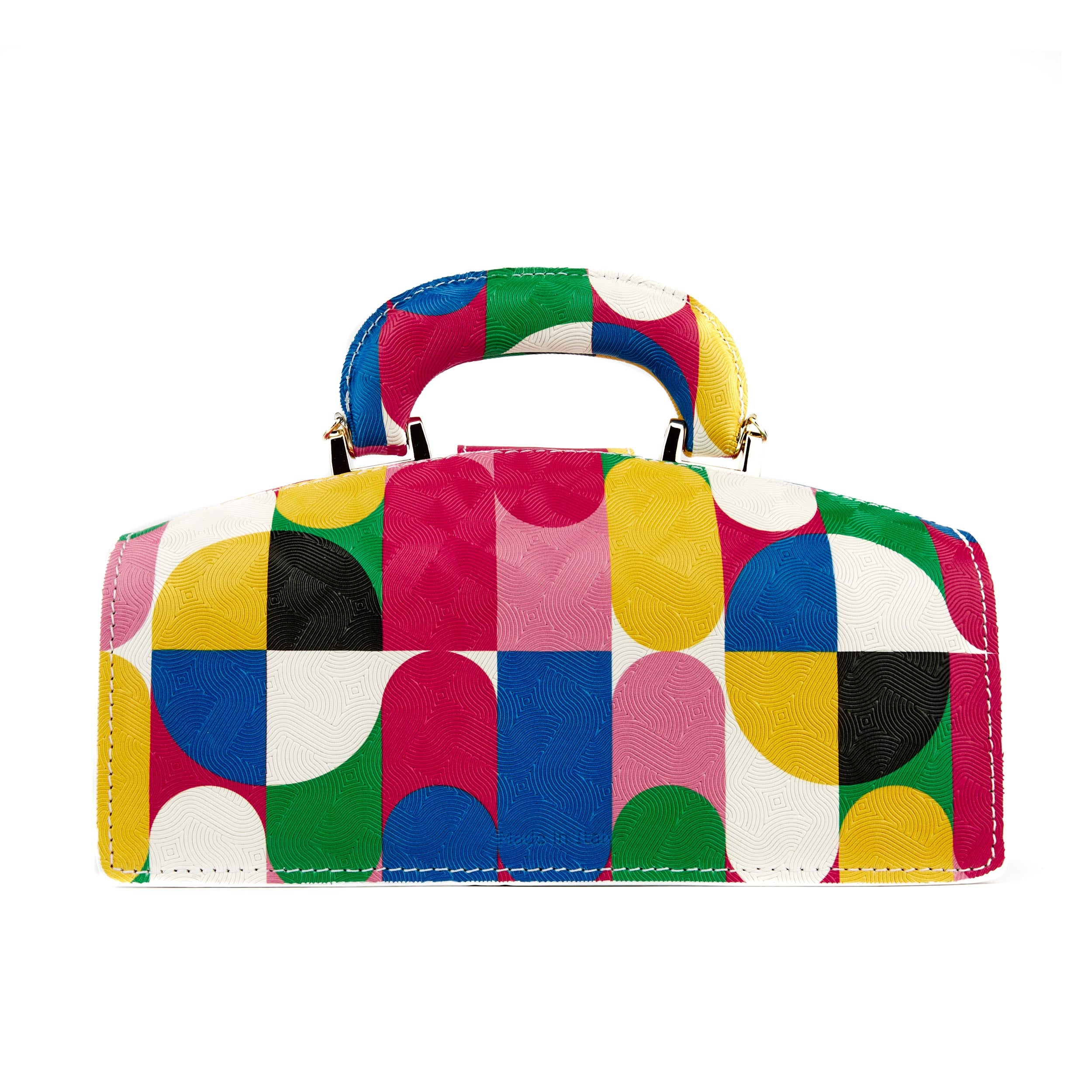 Gazelle - Groovy - Top handle bag in colourful genuine leather and LED inside