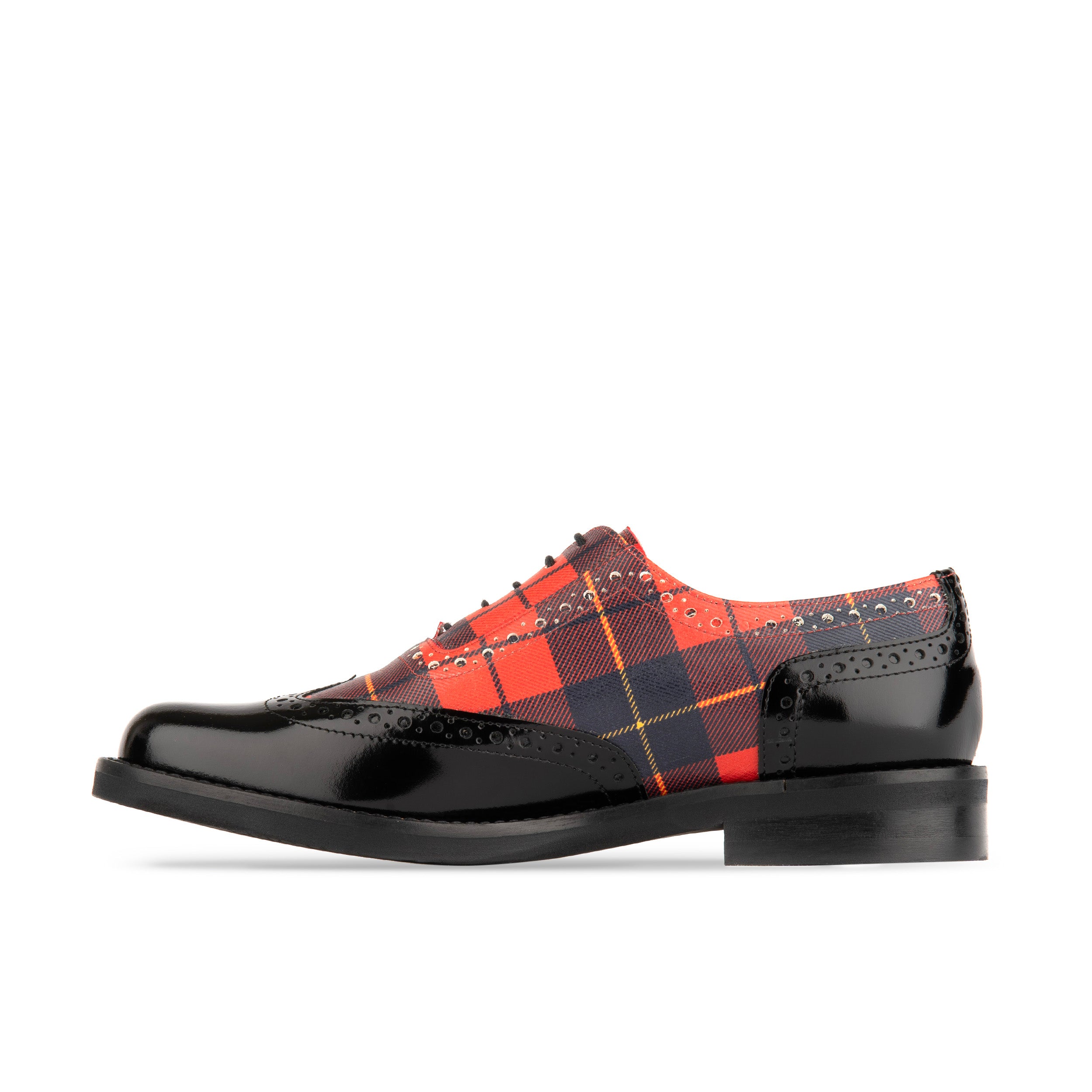 Vivienne - Black & Red Tartan