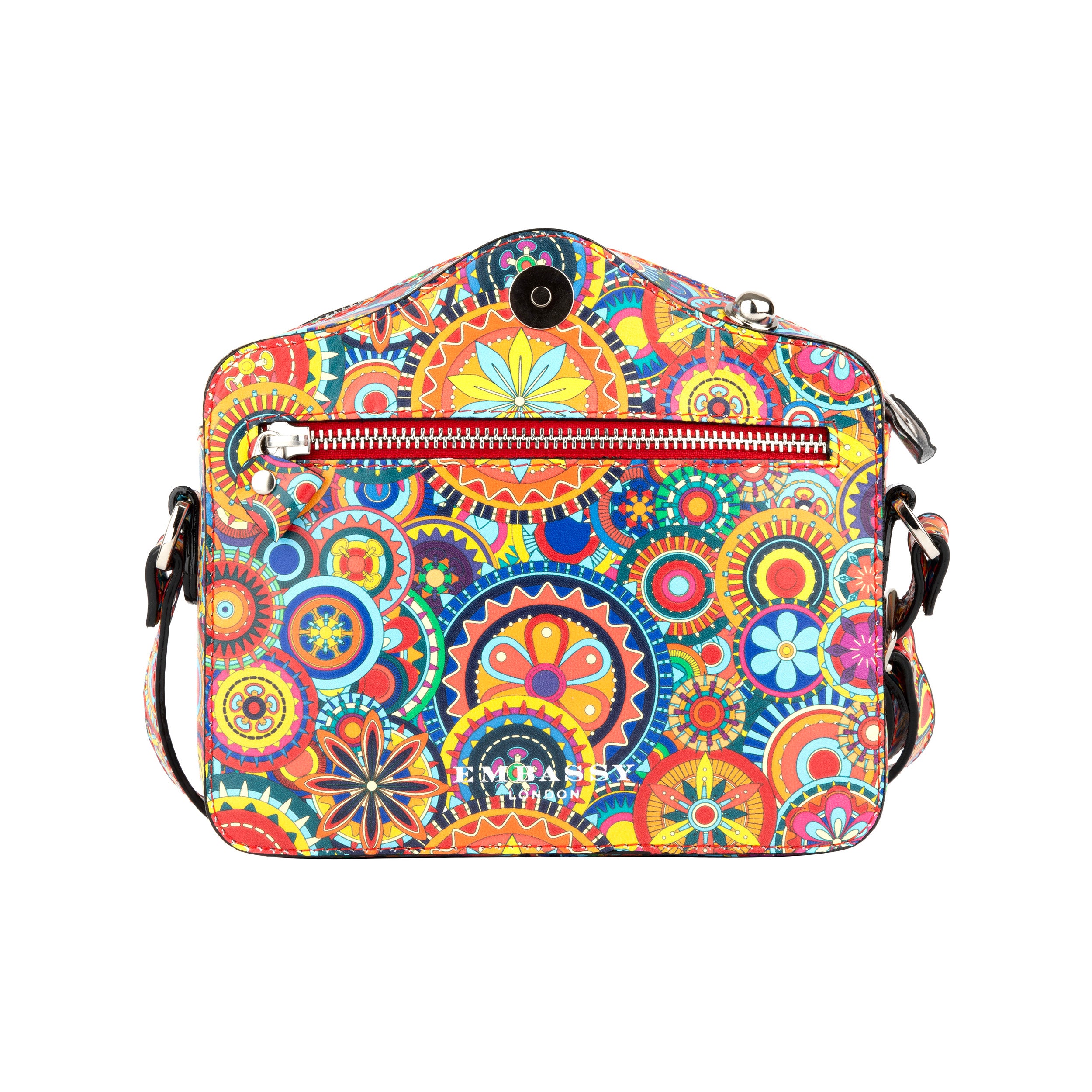 Snapshot - Signature Print - Camera shaped cross-body bag in Signature Print pattern leather