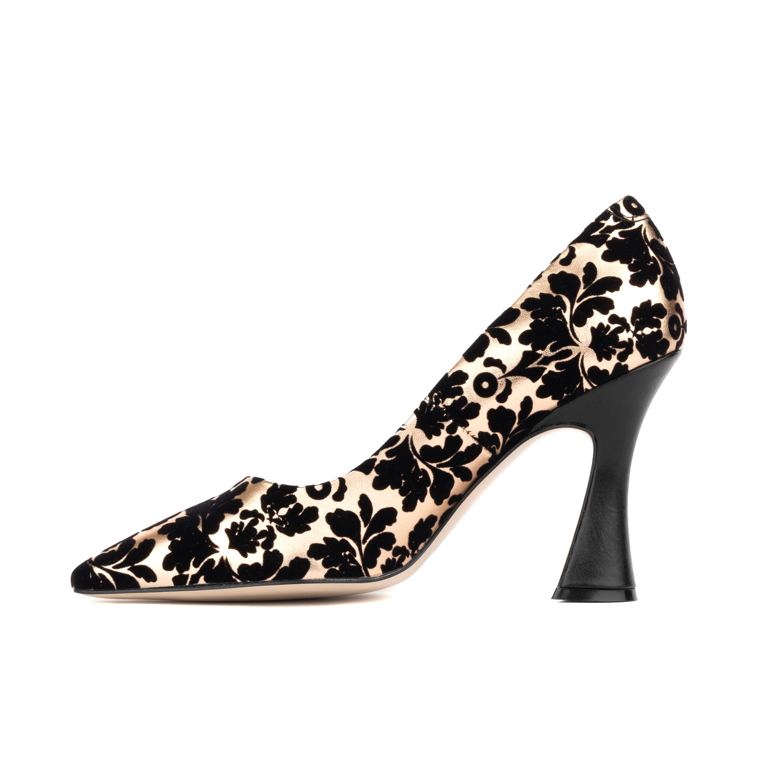 Emily Hollywood - Black & Rose Gold - Women's Heels