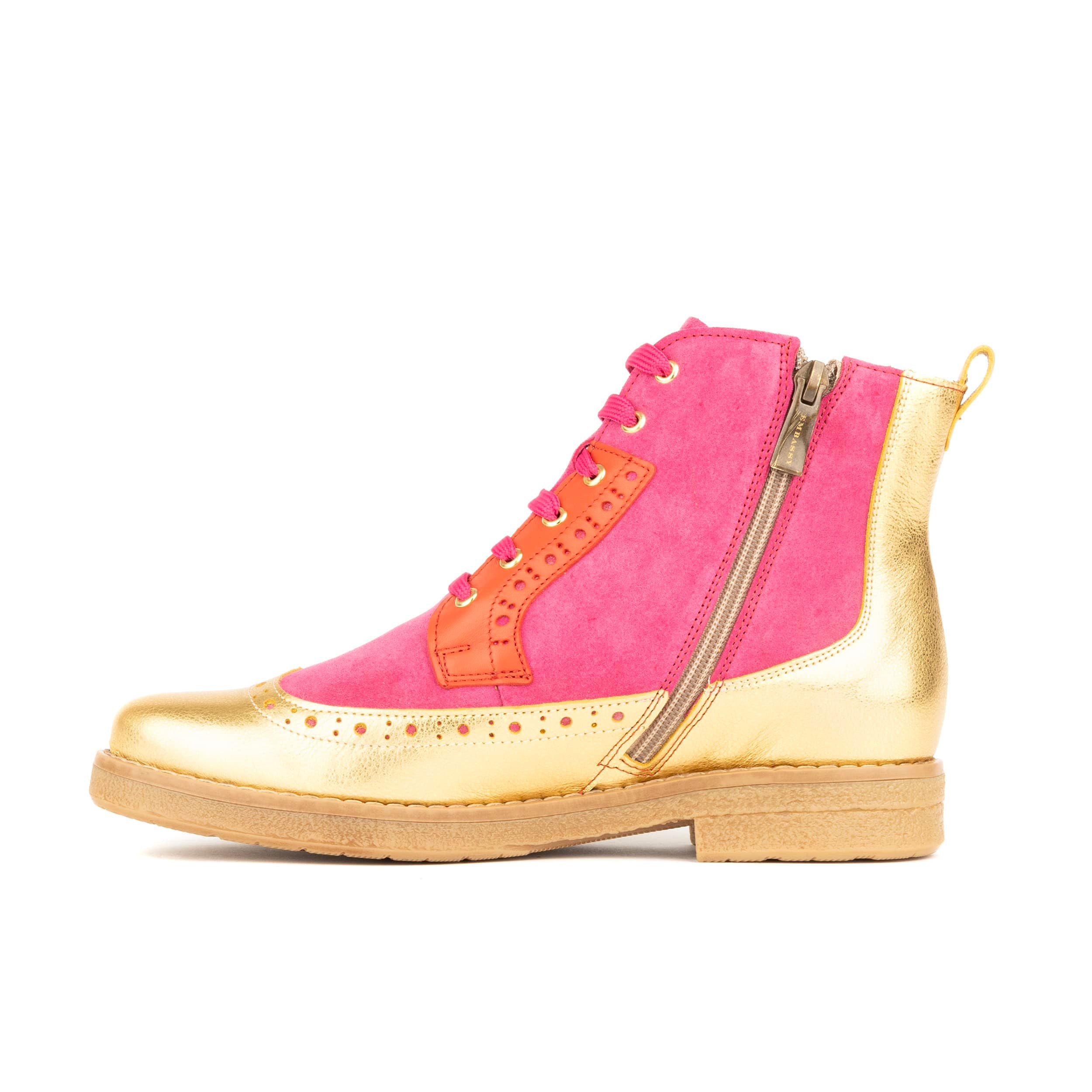 Hatter - Ultra Glam - Women's Leather Ankle Lace-up Boot