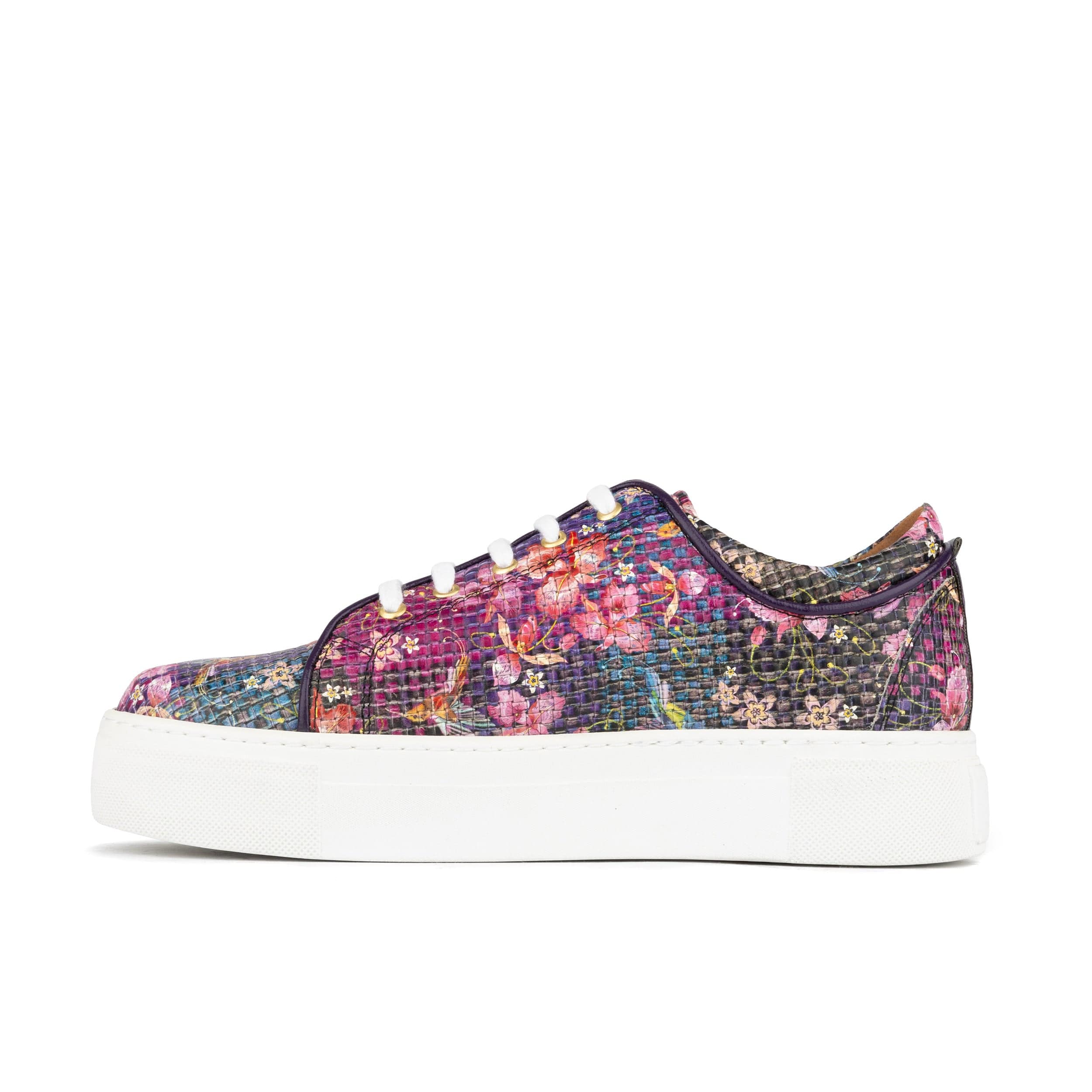 Camila - Hummingbird - Women’s Chunky Leather Platform Trainer