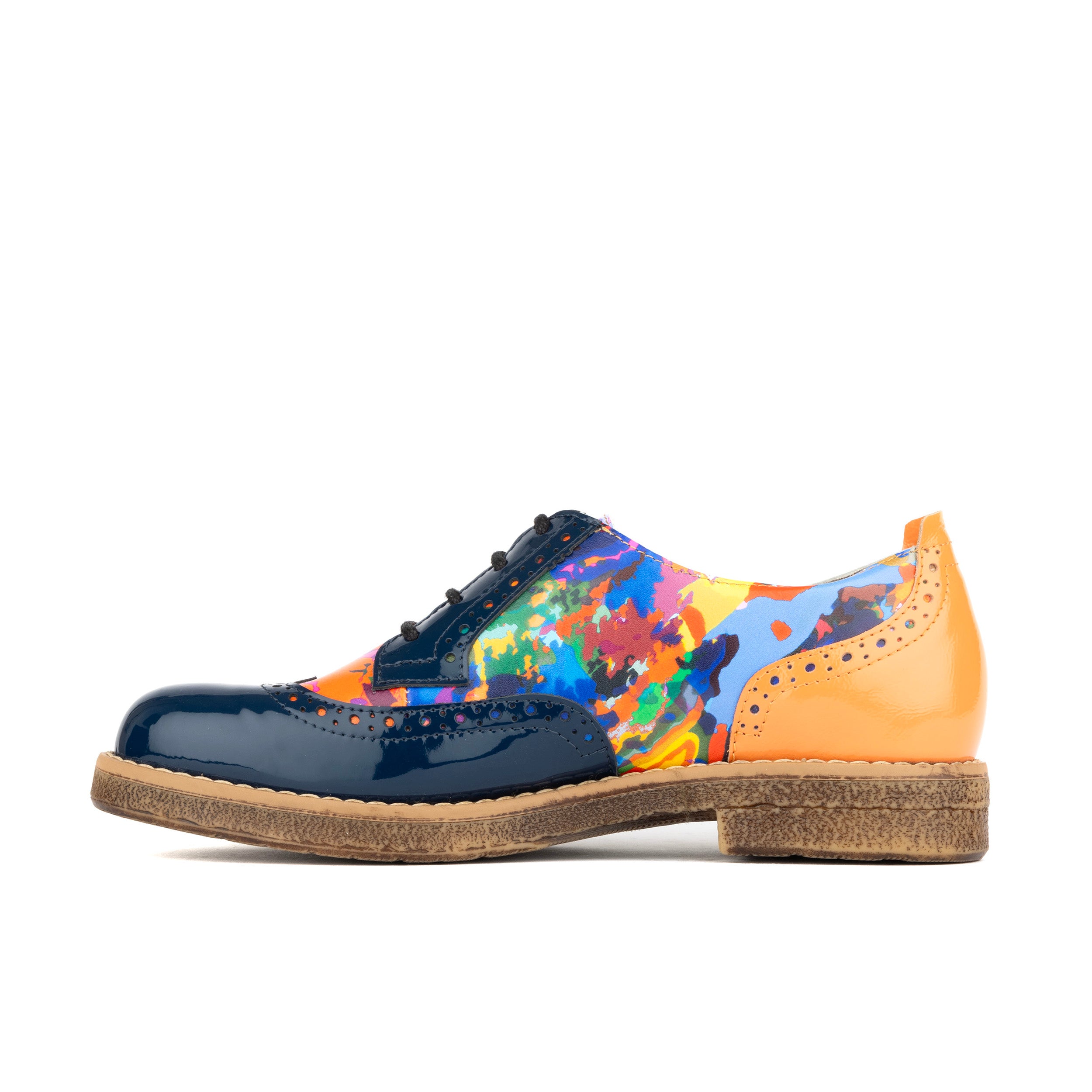 The Artist - Summer Colours - Women's derby leather shoe in vibrant colour