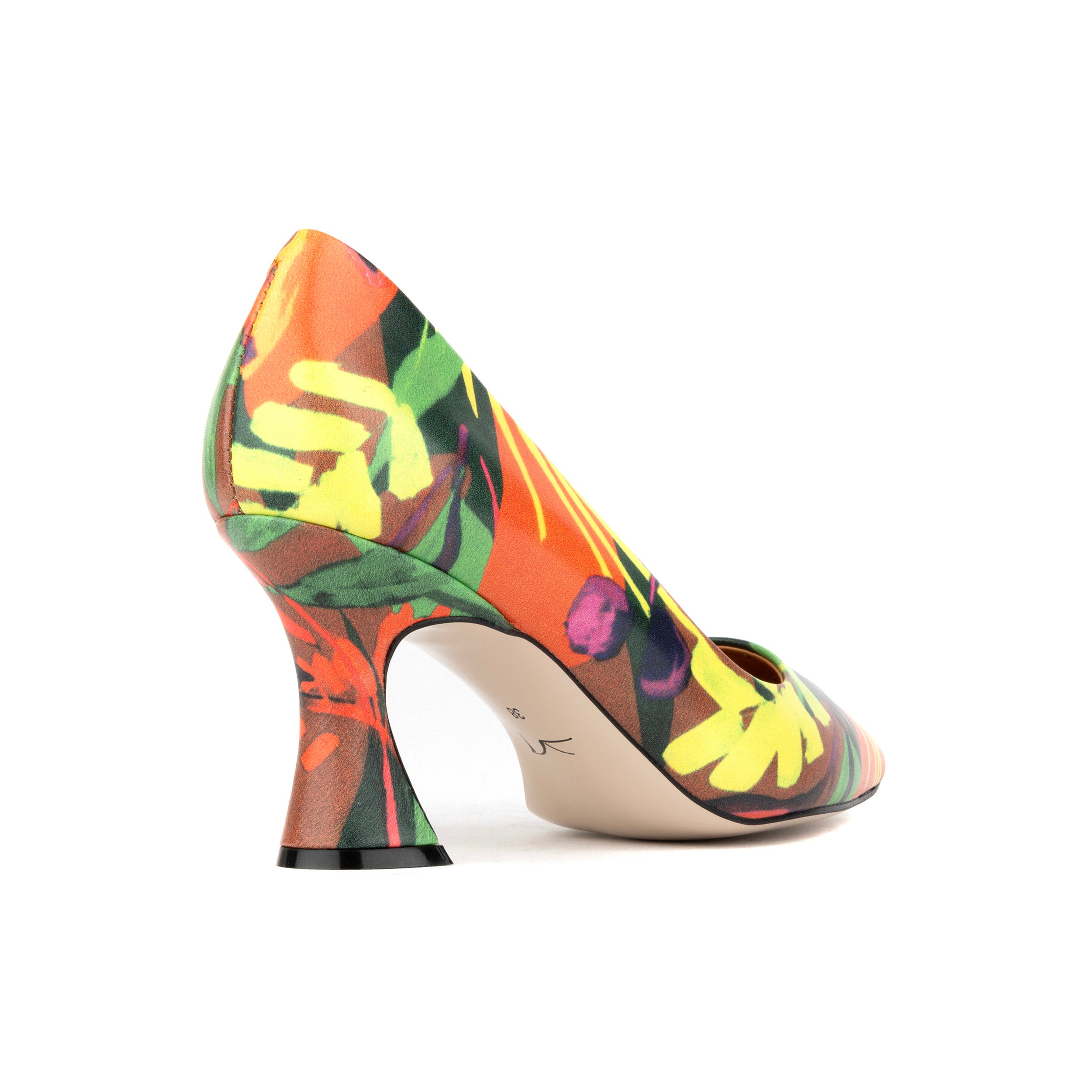 Sophia Hollywood - Tropical - Women's pointed 4 inch pump in bright colours leather