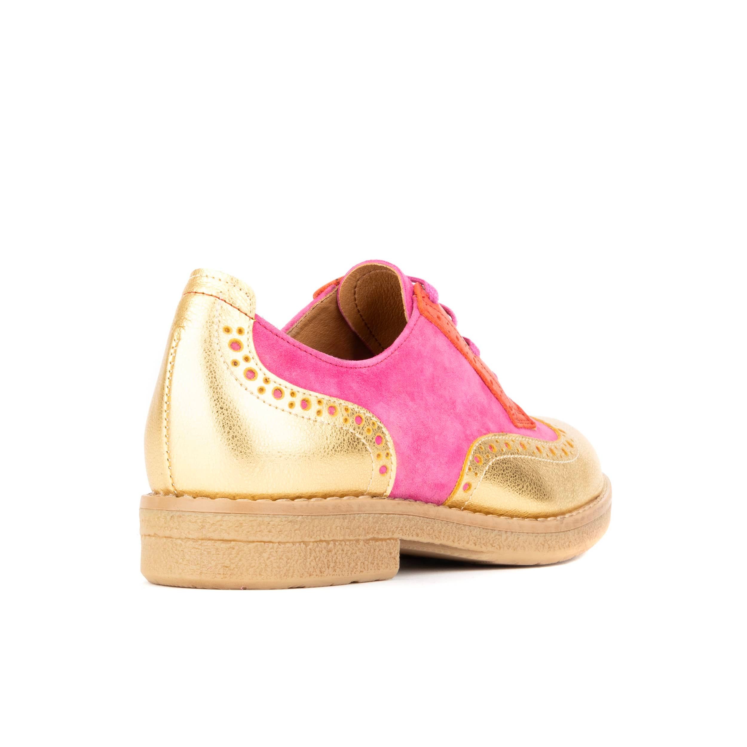 The Artist - Ultra Glam - Women's leather lace-up shoe with brogue detailing