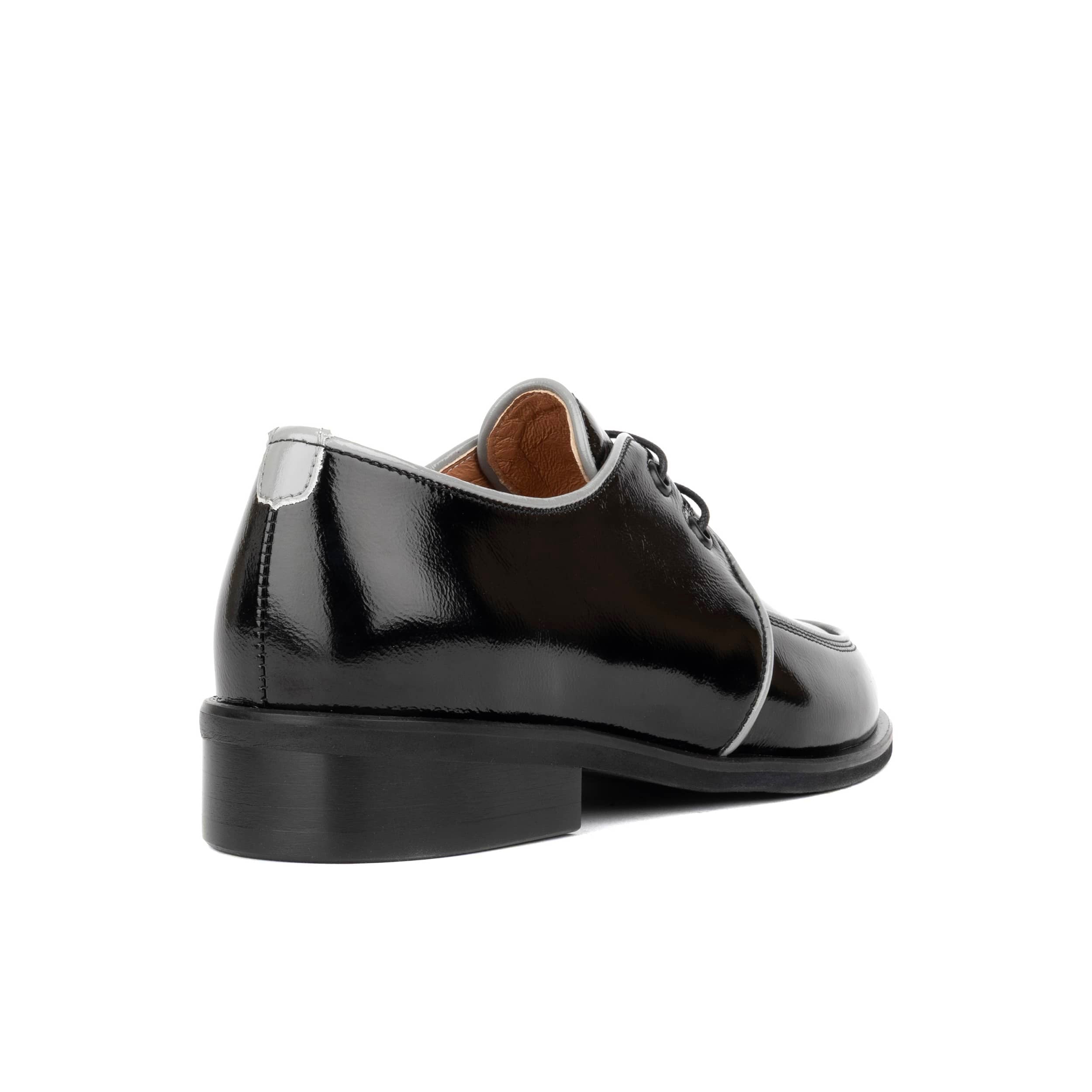 Kiss - Black - Women's patent leather lace up shoe