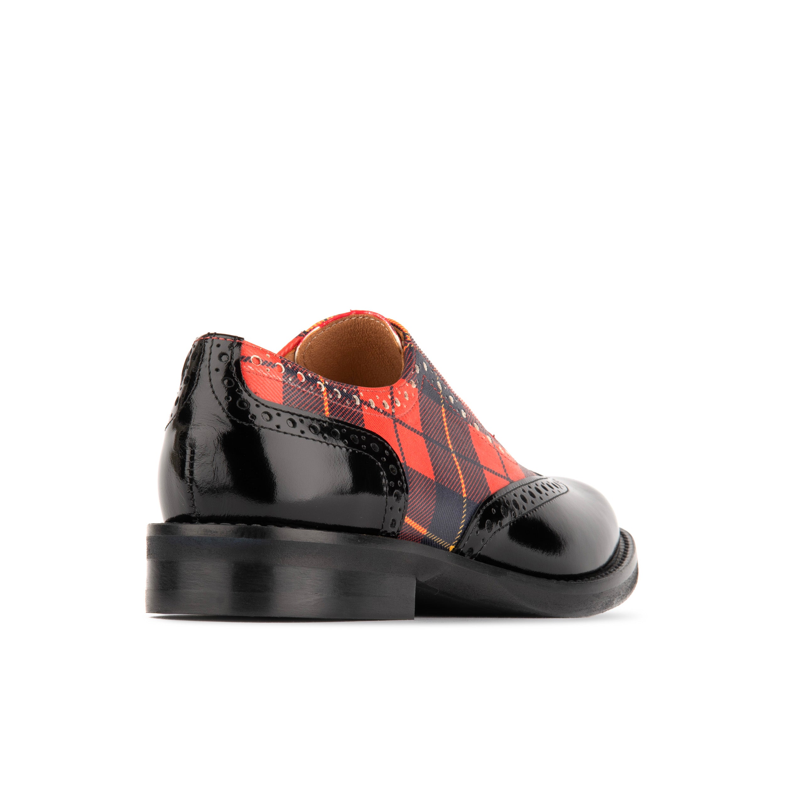 Vivienne - Black & Red Tartan