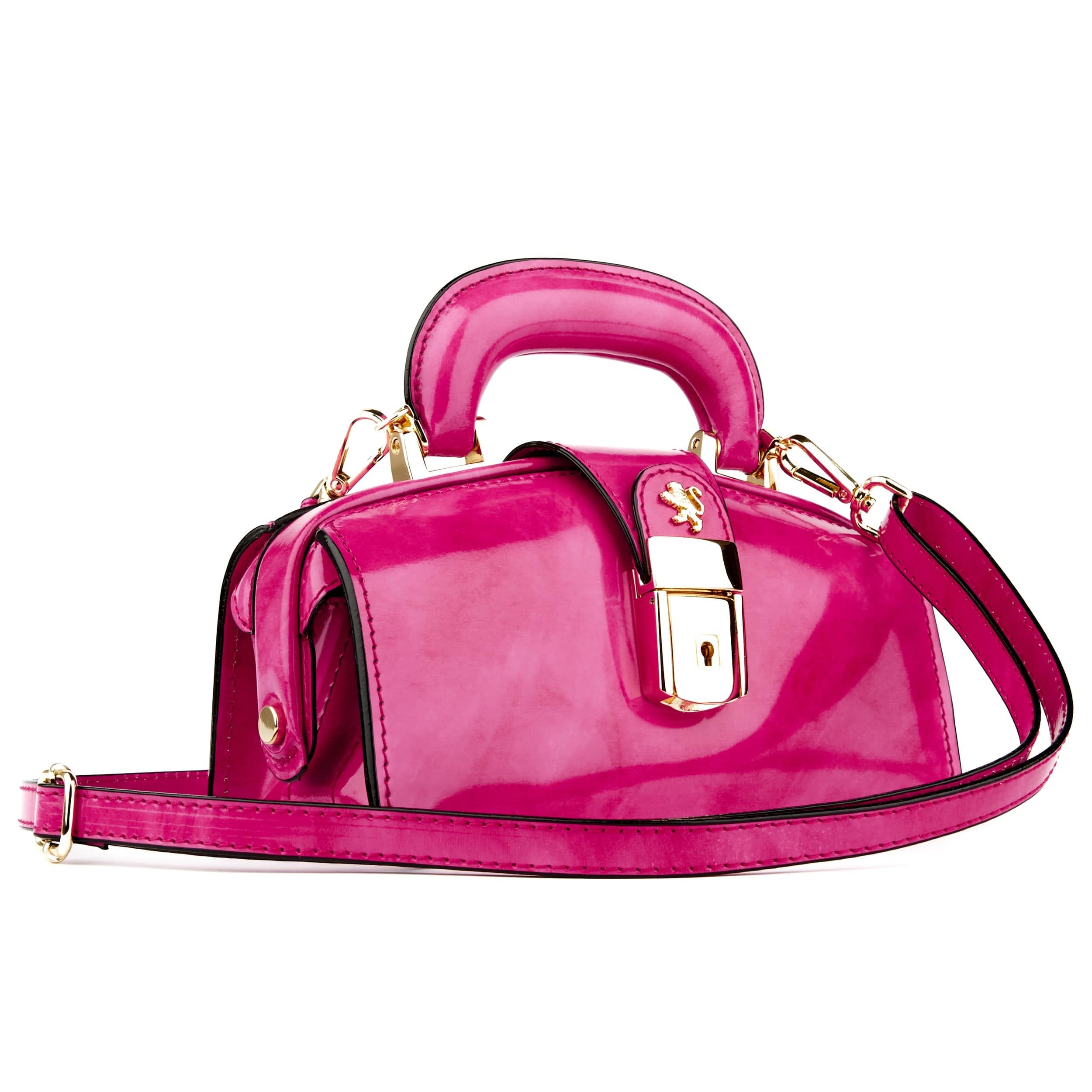 Gazelle Mini - Pink - Women’s mini leather top handle & crossbody bag