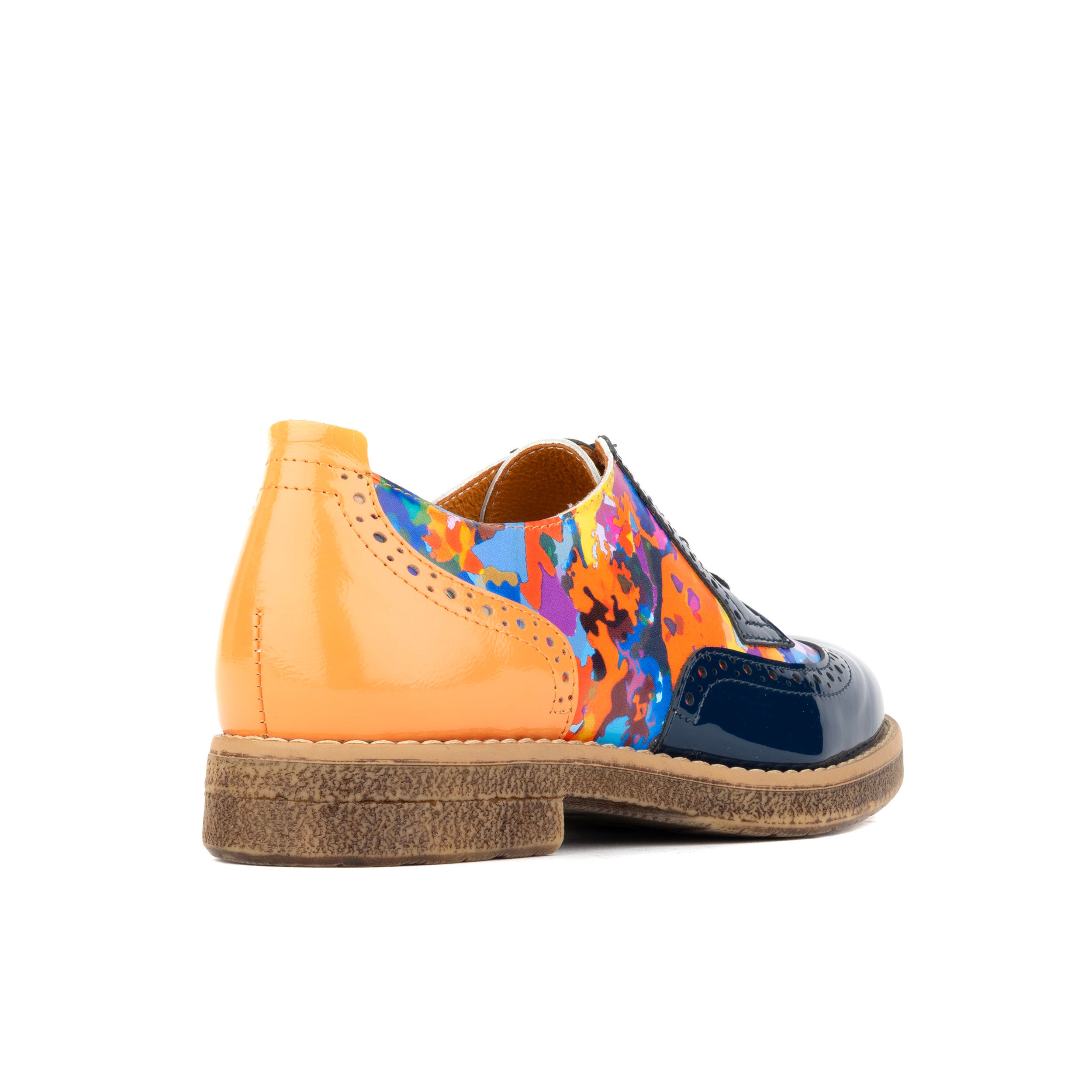 The Artist - Summer Colours - Women's derby leather shoe in vibrant colour