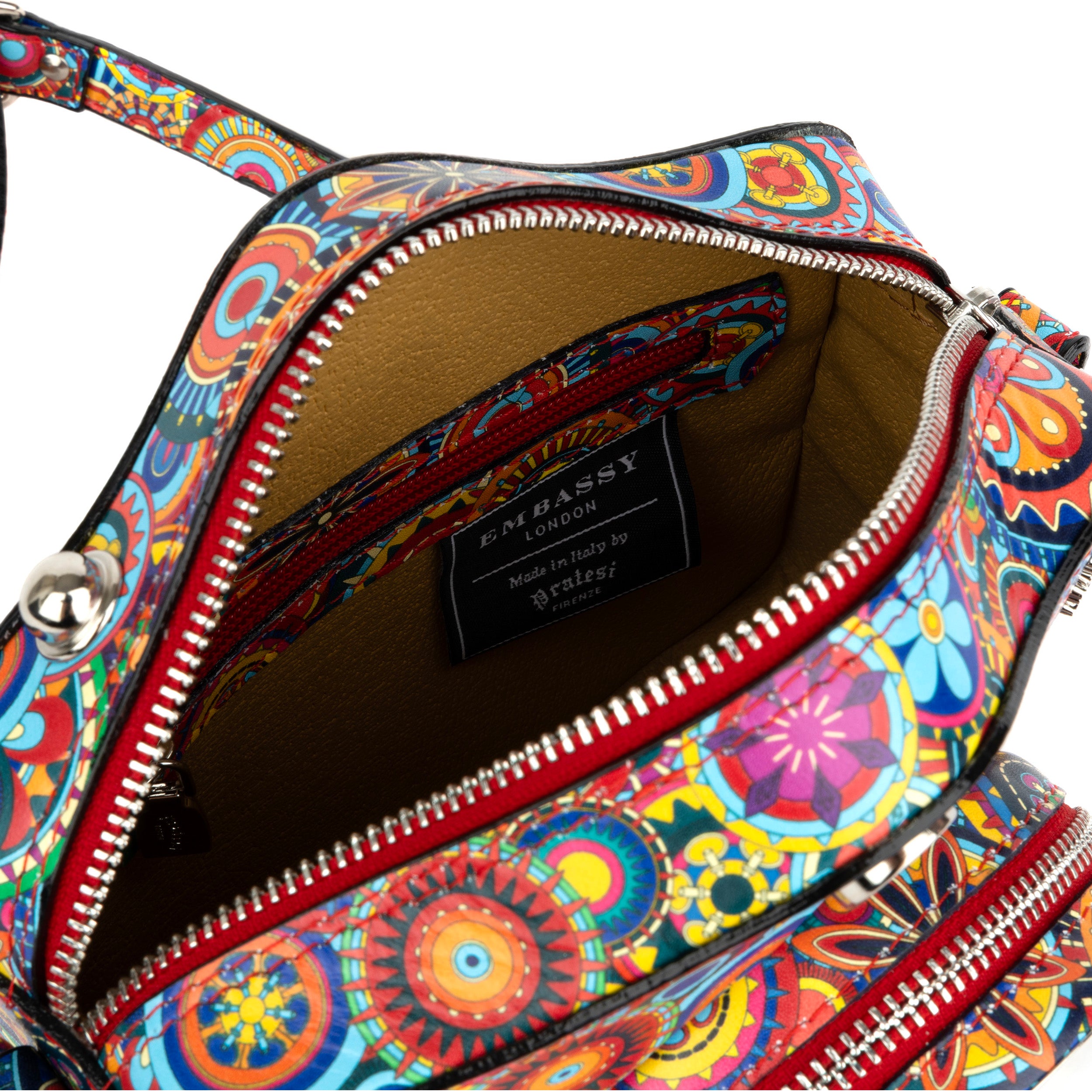 Snapshot - Signature Print - Camera shaped cross-body bag in Signature Print pattern leather