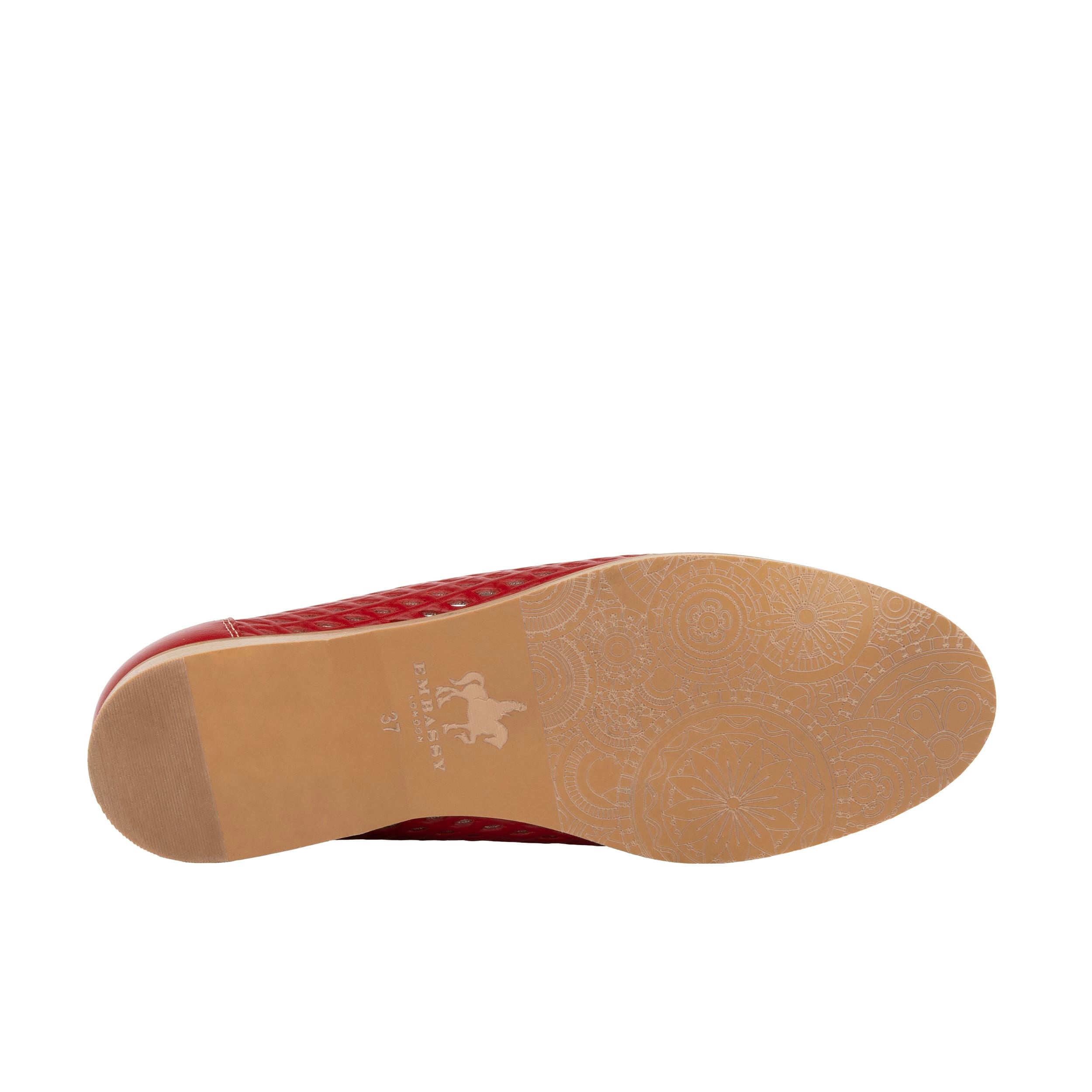 Row Your Boat - Red - Women's Leather Boat Shoes