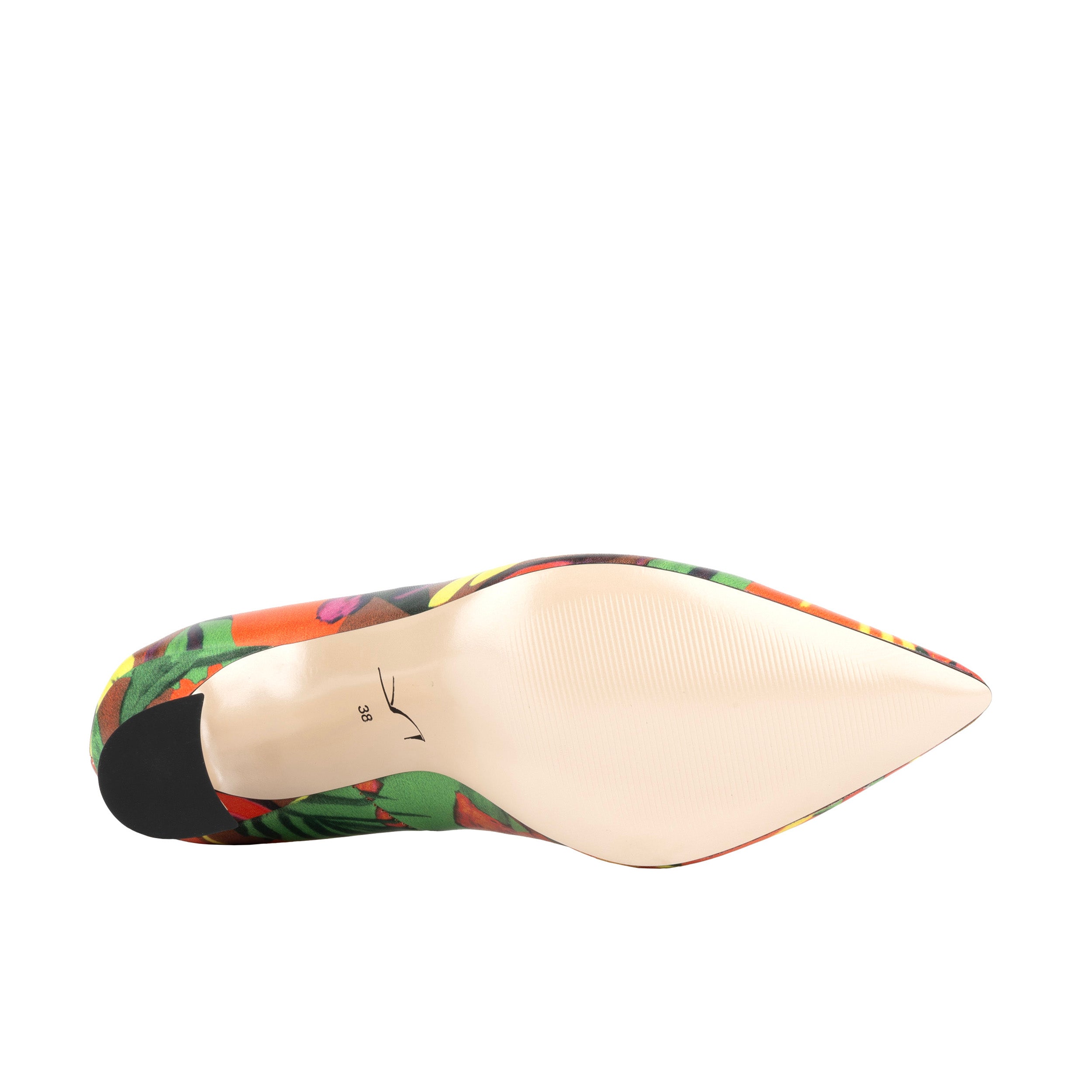 Sophia Hollywood - Tropical - Women's pointed 4 inch pump in bright colours leather