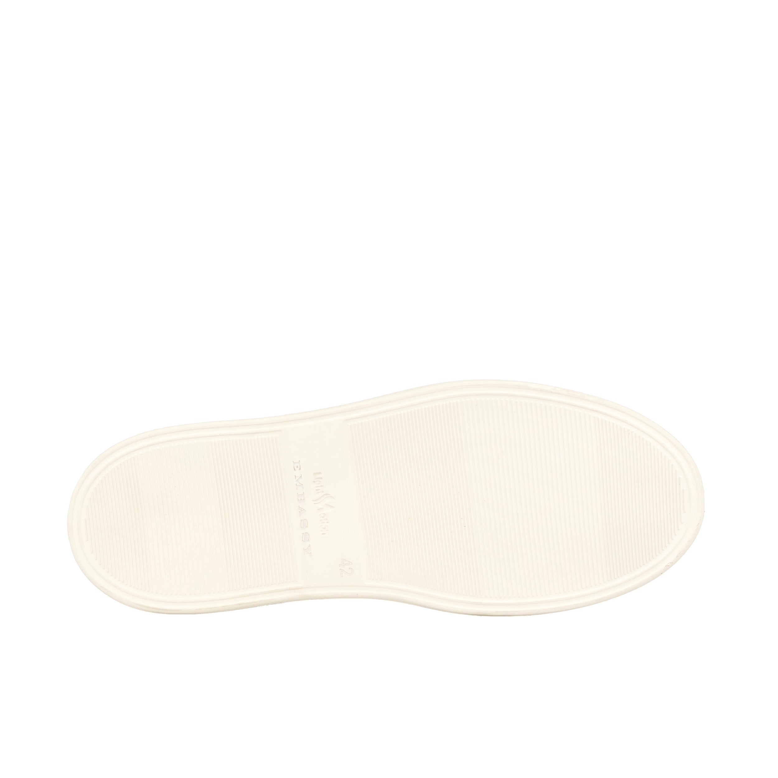 Sun City - Brown - Men's white sole trainer in brown soft leather