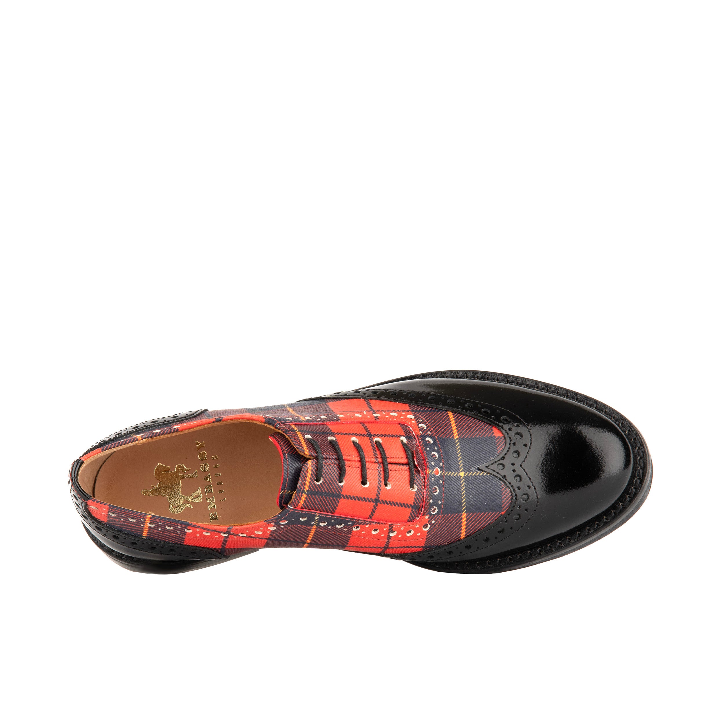 Vivienne - Black & Red Tartan