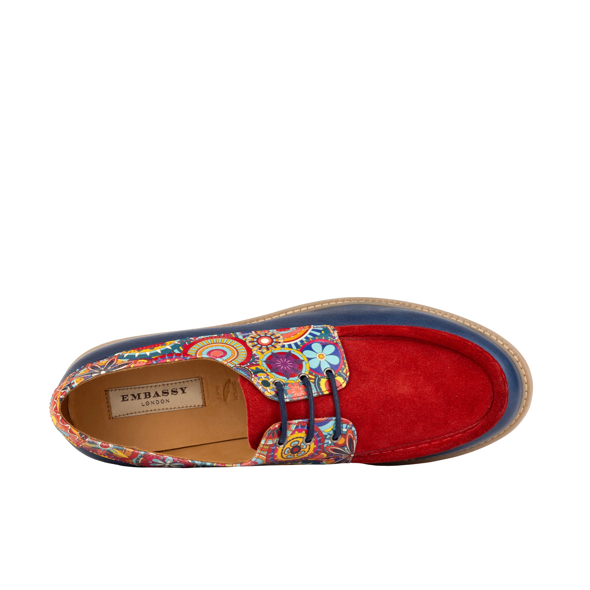 Sloane Sail - Navy & Red Signature - Men's Deck Shoe