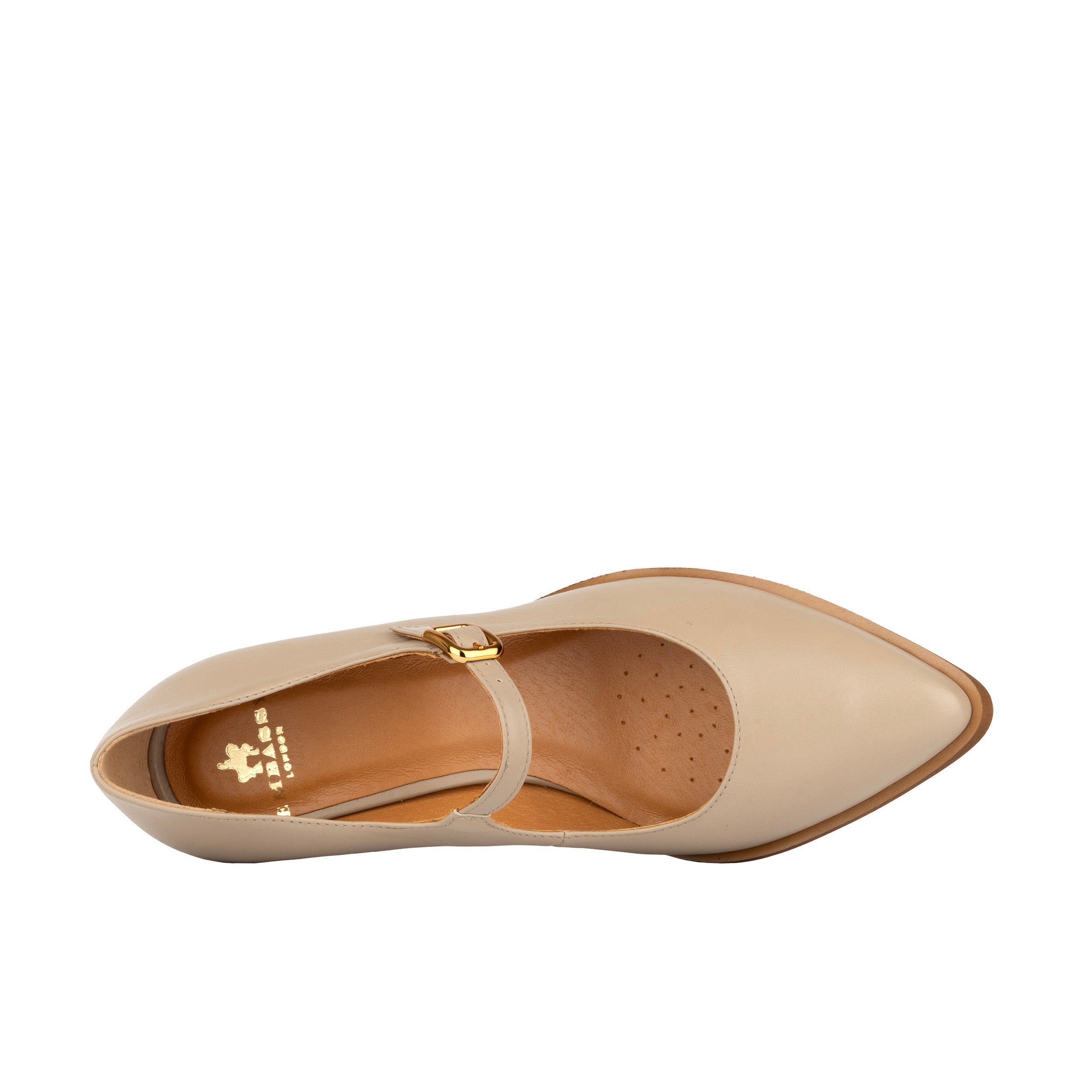 Hyde - Brown - Women's Leather Mary Jane Pump
